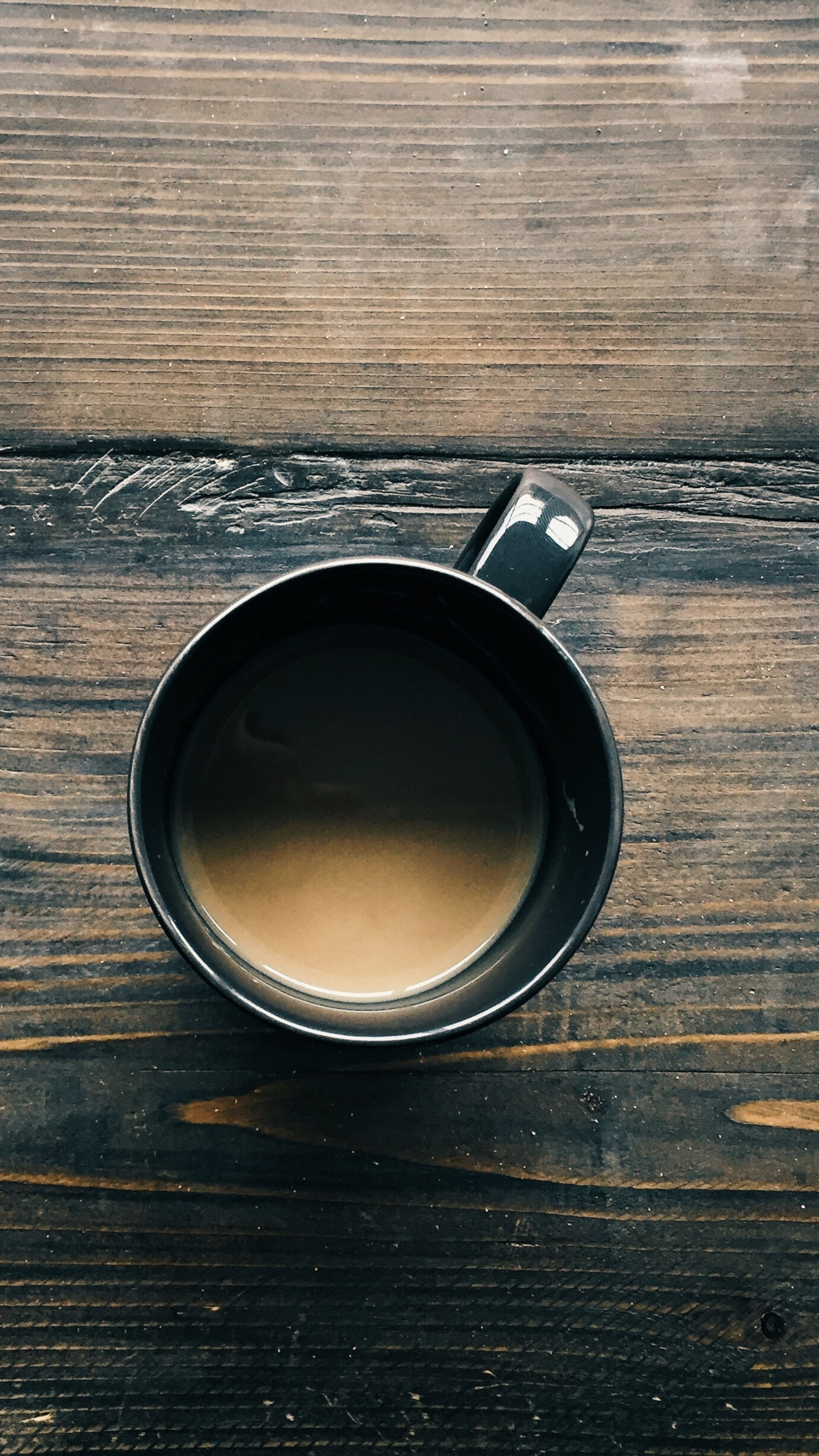 Morning coffee mug, Table, Xperia wallpapers, 2160x3840 4K Phone