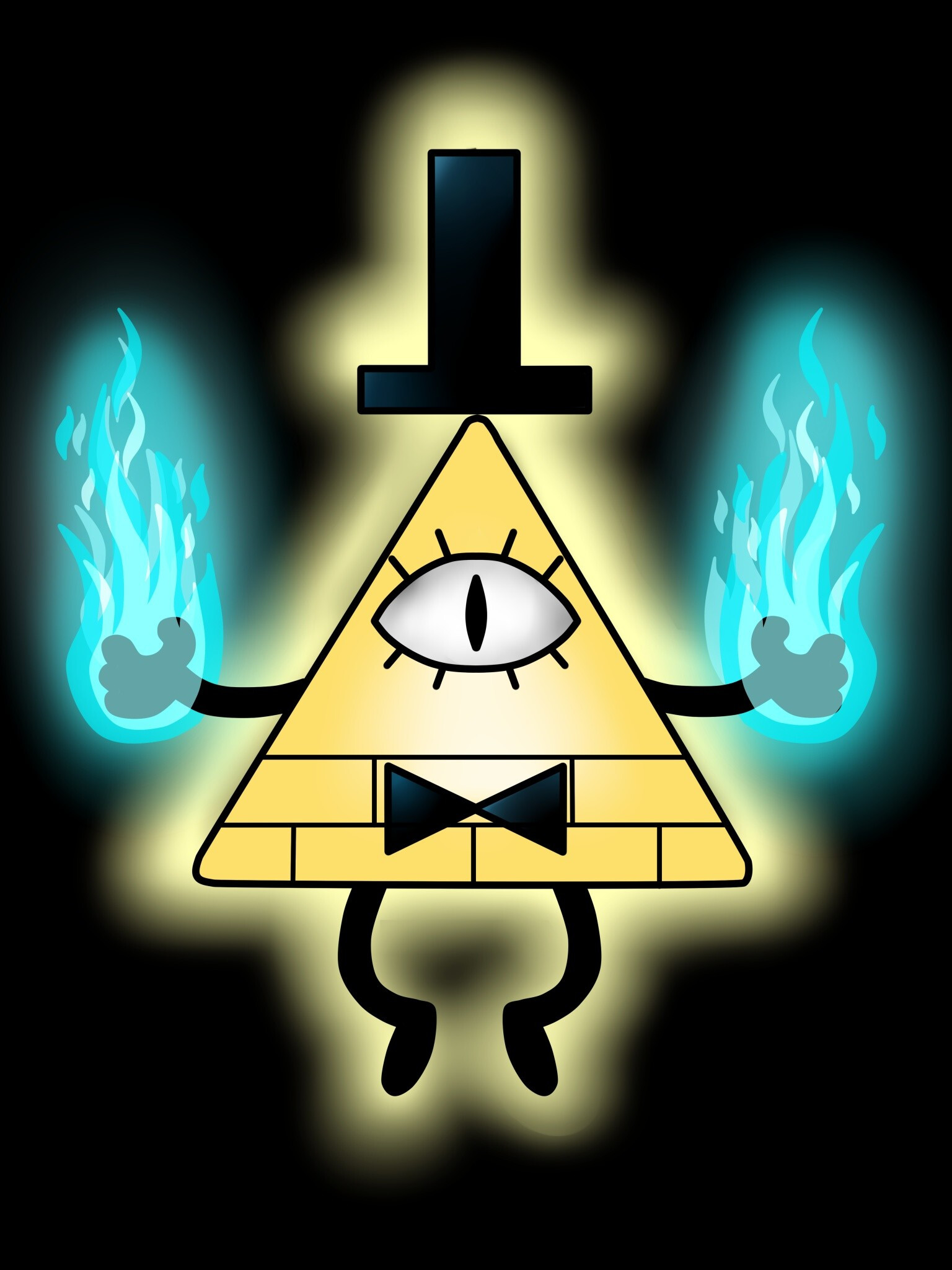 Bill Cipher, Gravity Falls Wallpaper, 1540x2050 HD Phone