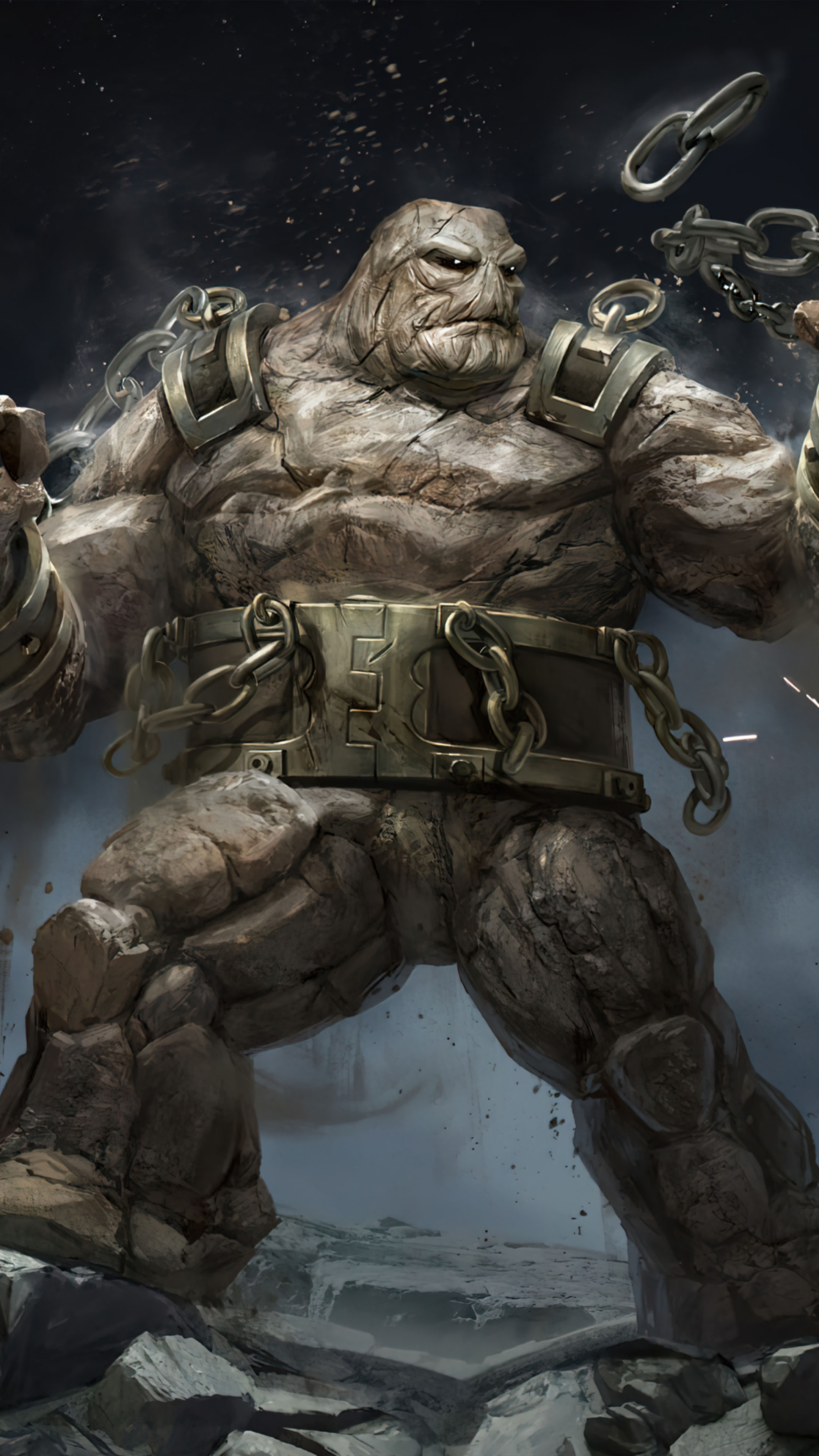 Golem, King's Bounty 2 character, Ultra HD, Mobile wallpaper, 2160x3840 4K Phone