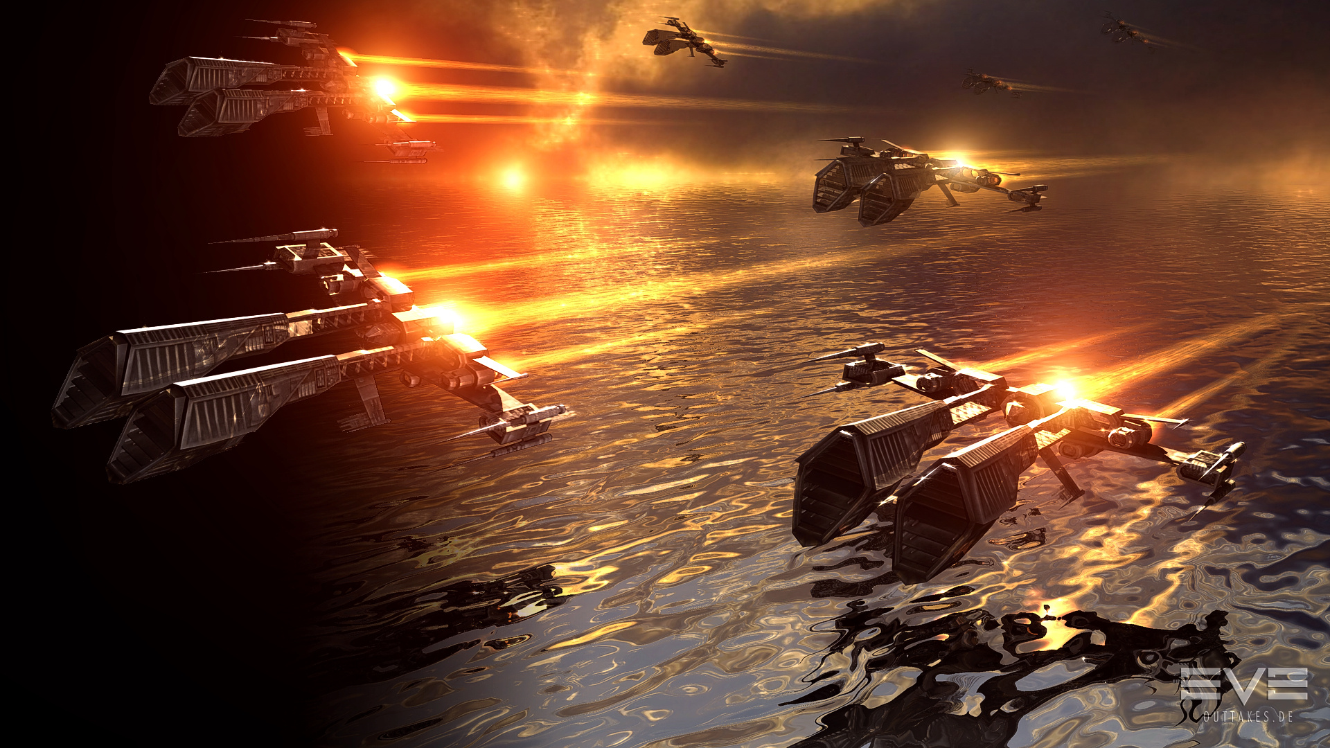 EVE Online, Wallpaper 42759, Gaming art, Virtual galaxies, 1920x1080 Full HD Desktop