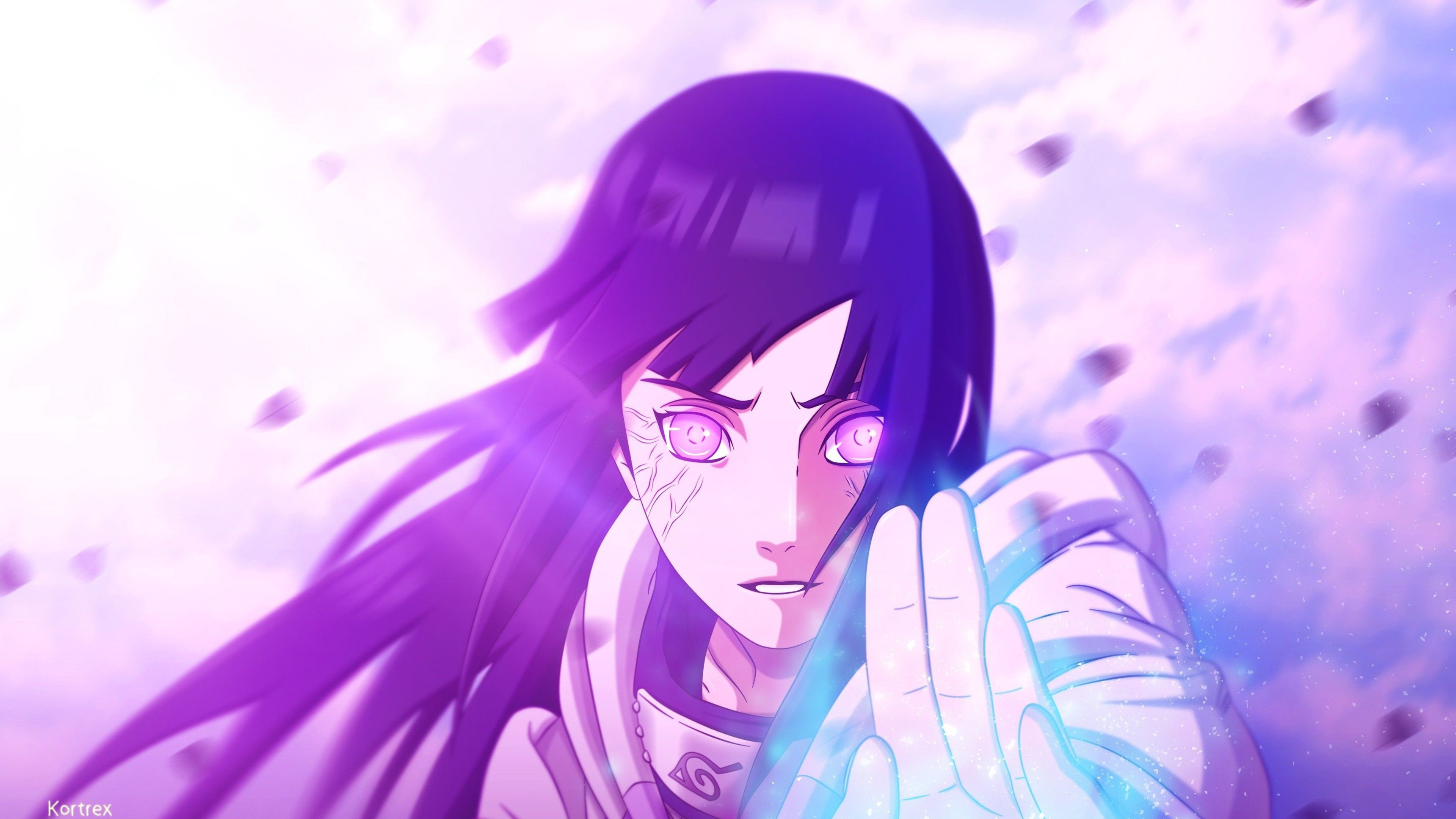 Hinata Hyuga, HD background wallpaper, Striking visuals, Artistic, 3840x2160 4K Desktop