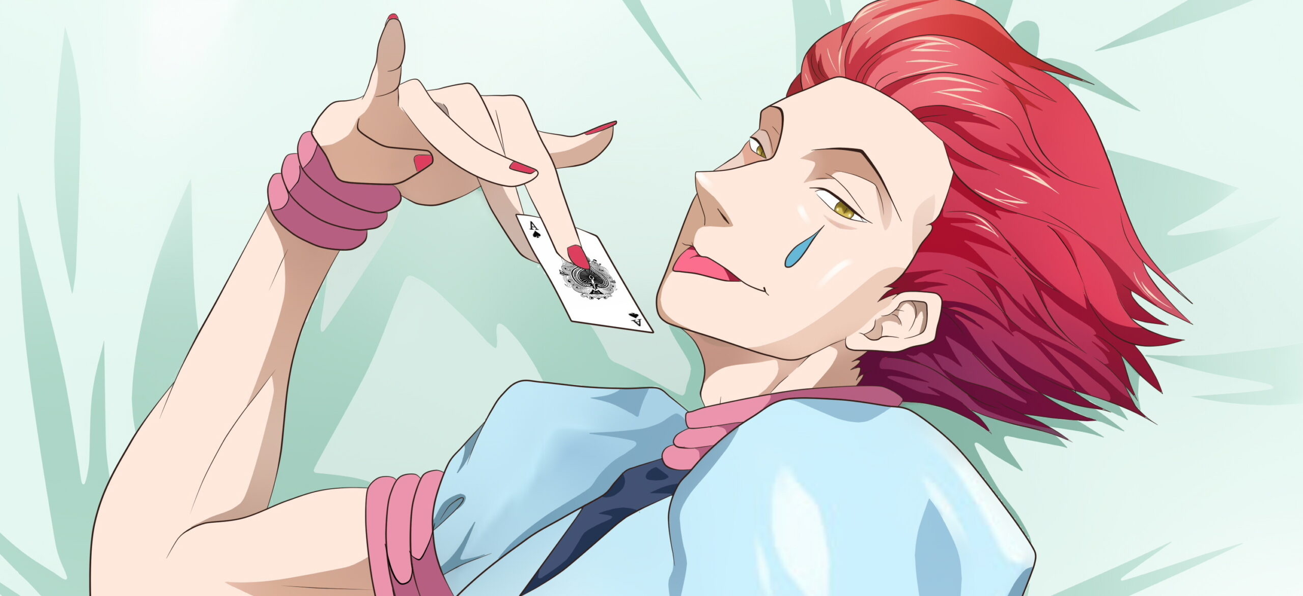 Hisoka, Hunter x Hunter, Body pillow, Dakimakura, 2560x1180 Dual Screen Desktop