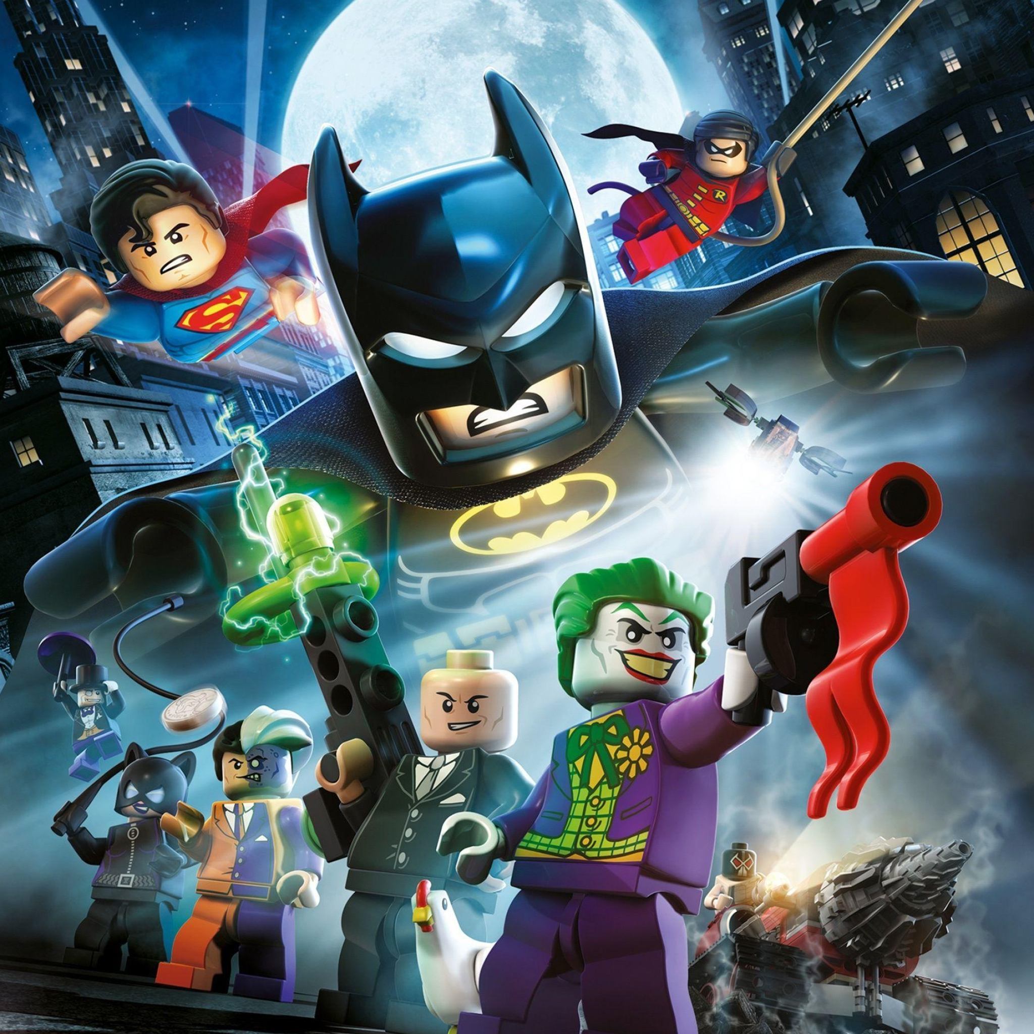 Lego DC, Super Heroes Wallpaper, 2050x2050 HD Phone