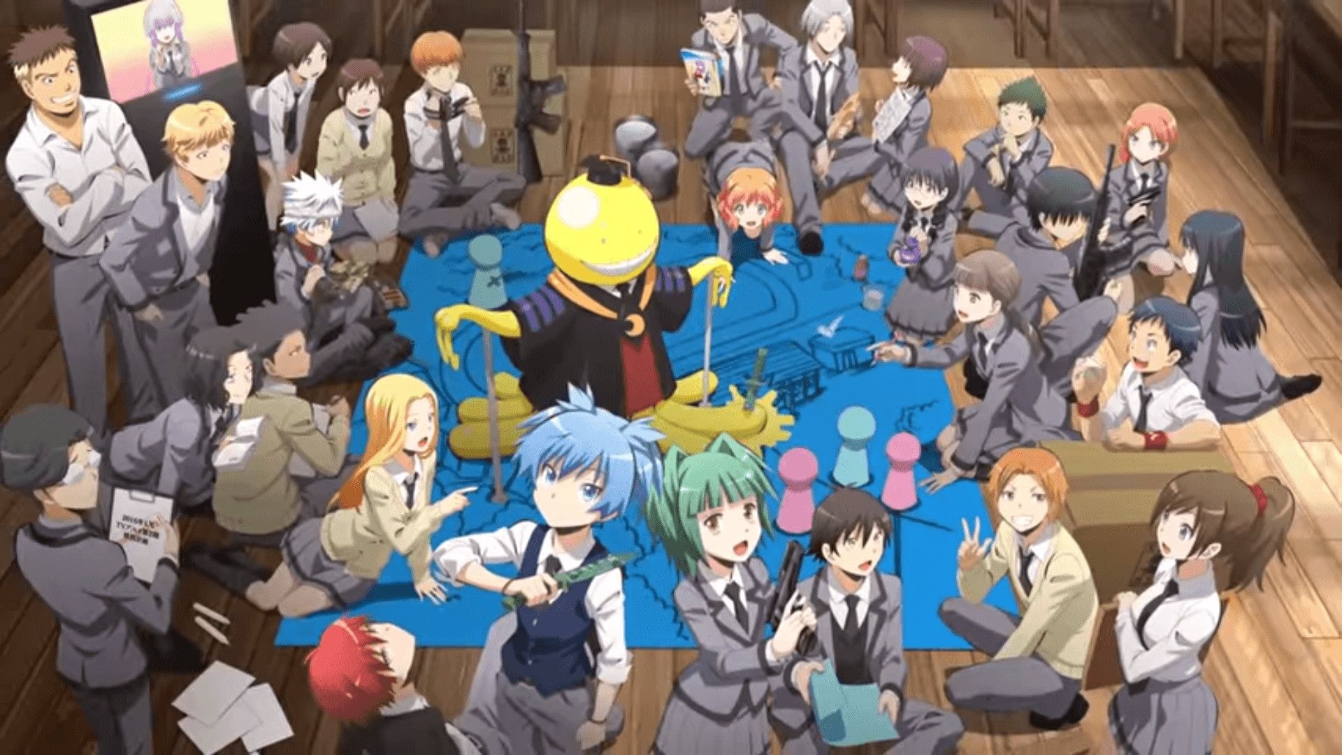 Assassination Classroom wallpapers, Vibrant art style, Anime school setting, Unique characters, 1920x1080 Full HD Desktop