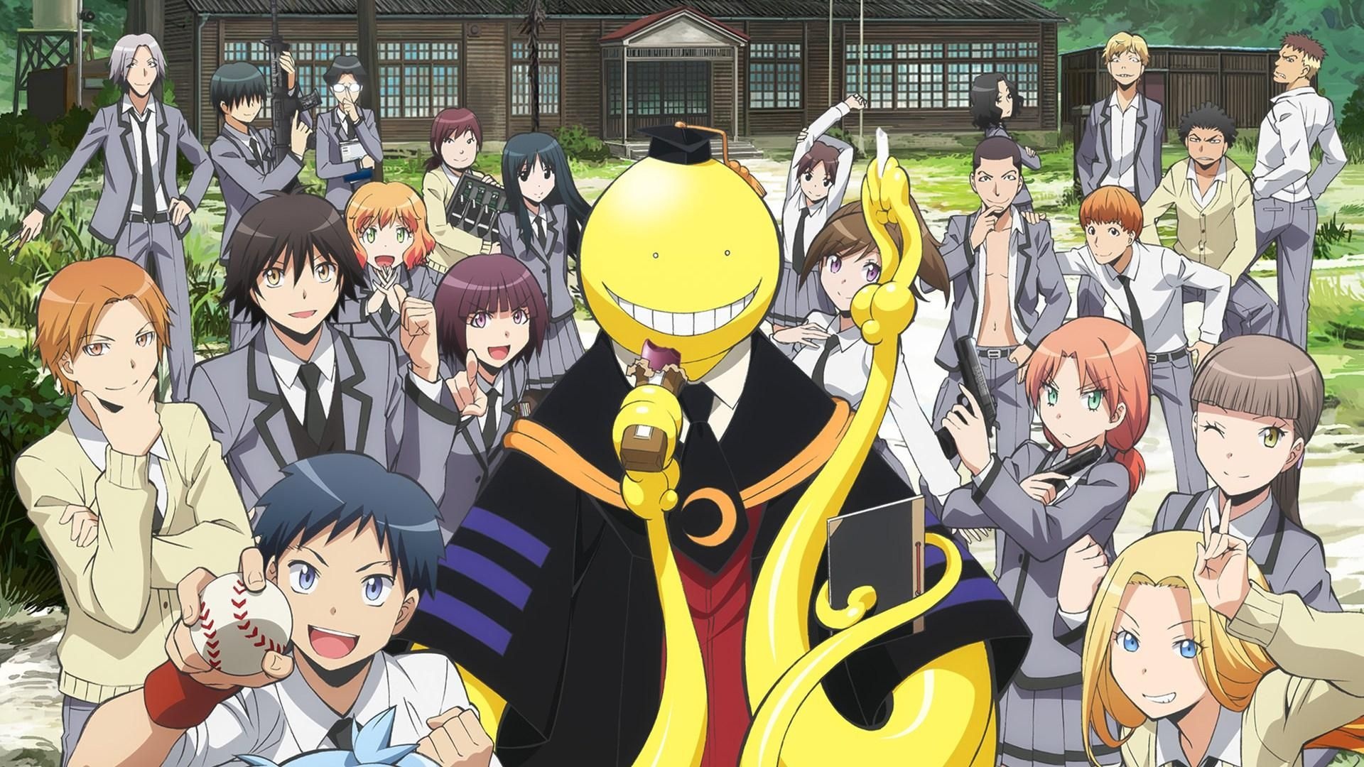 Assassination Classroom wallpapers, Anime school setting, Unique art style, Engaging visuals, 1920x1080 Full HD Desktop