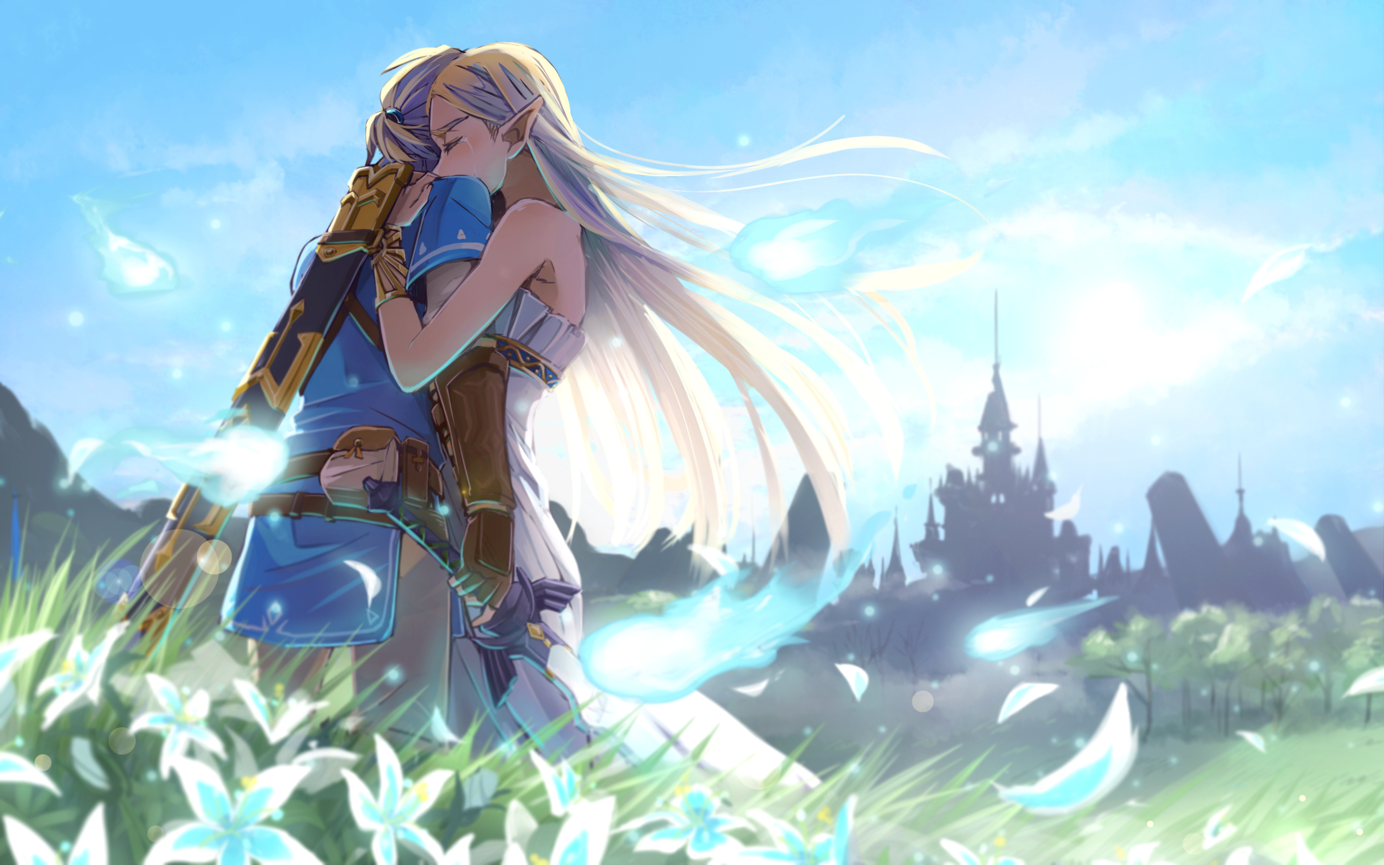 Zelda and Link, Zelda Wallpaper, 2800x1750 HD Desktop