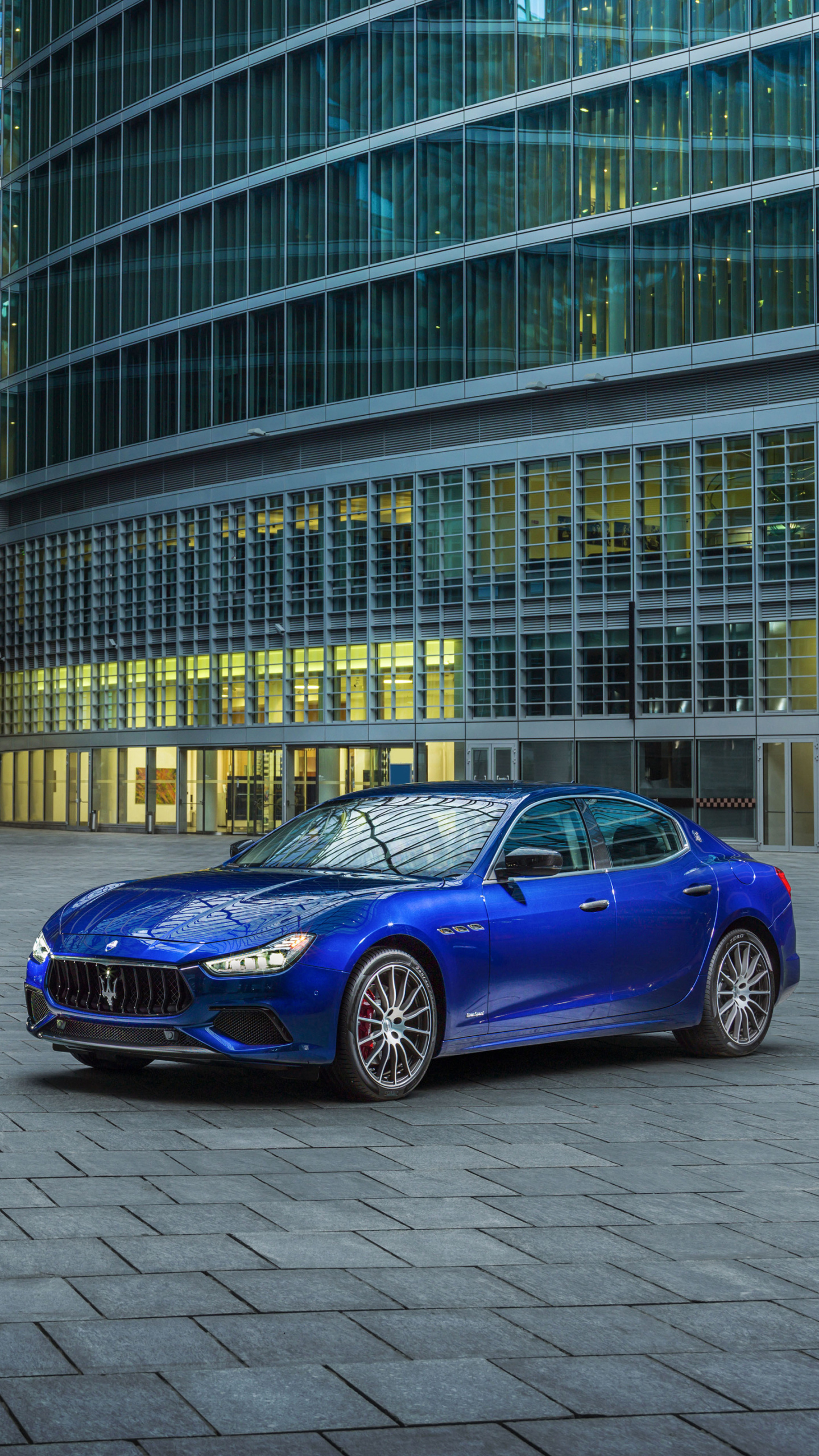 Maserati Ghibli, Stylish luxury car, 1440x2560 HD Phone