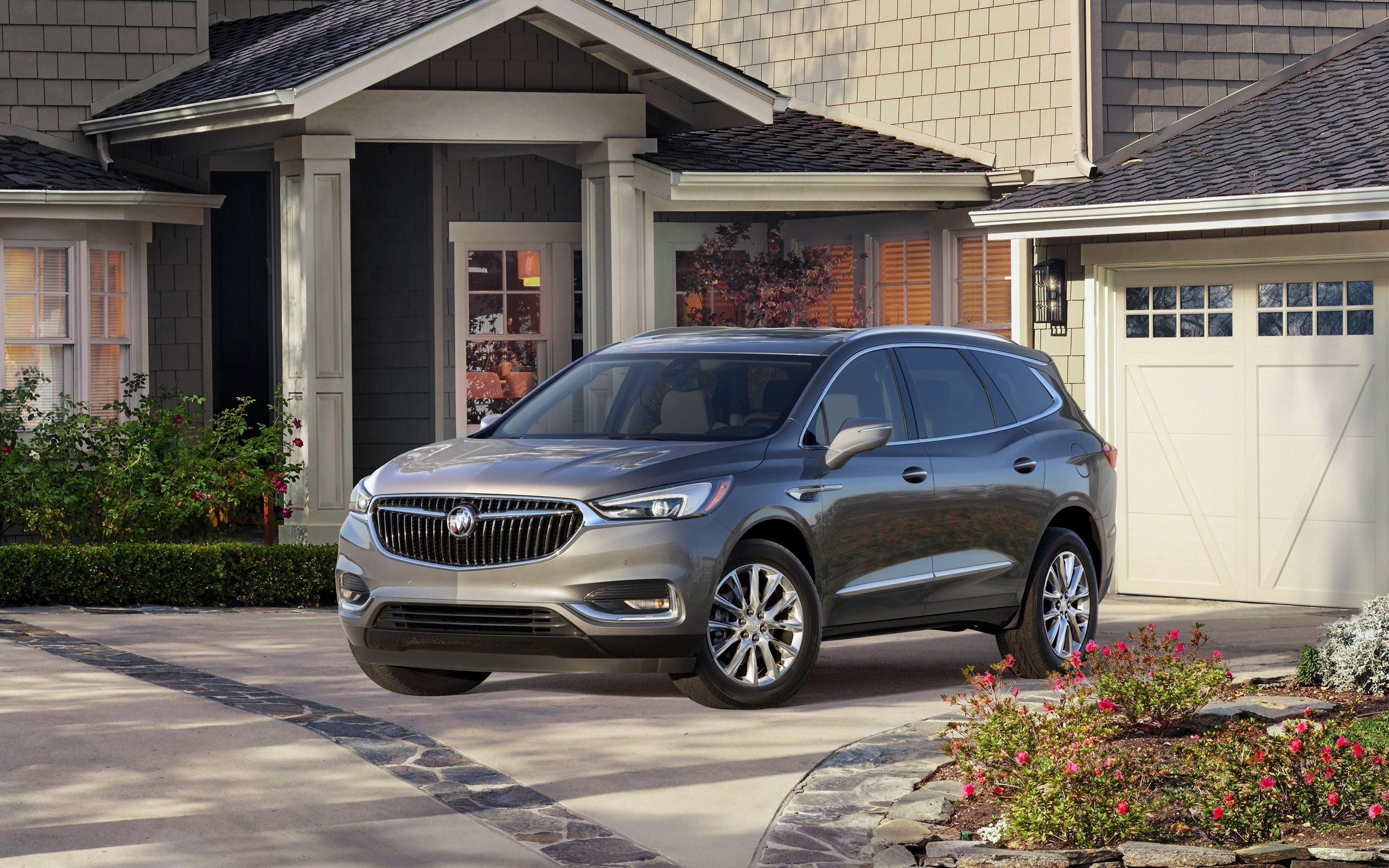 Buick Enclave, Luxury SUV, Grey exterior, 2017 model, 2560x1600 HD Desktop