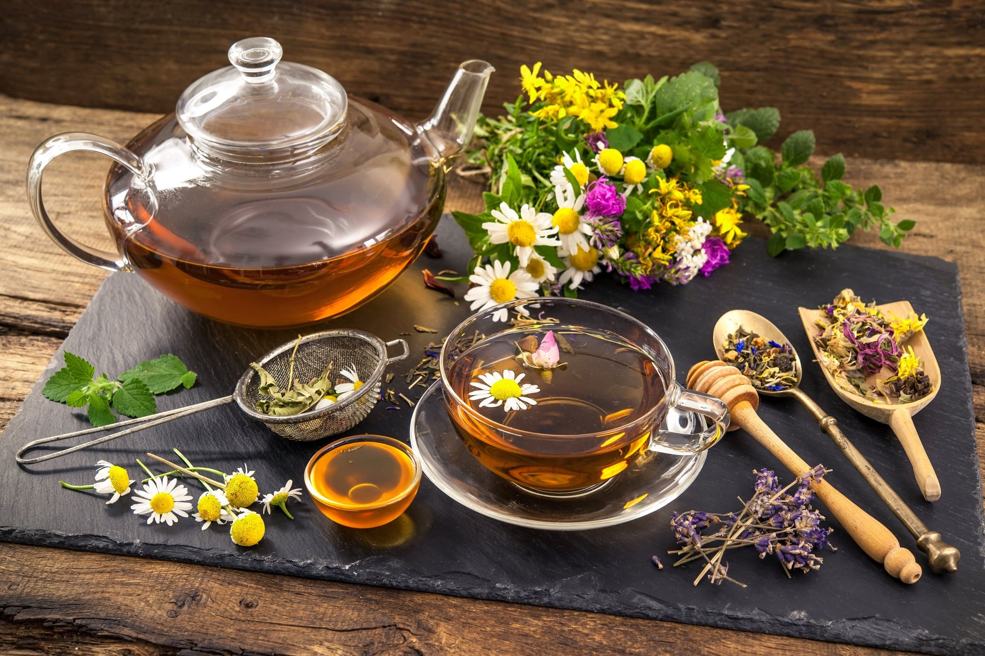 Herbal tea, Teapots Wallpaper, 1920x1280 HD Desktop