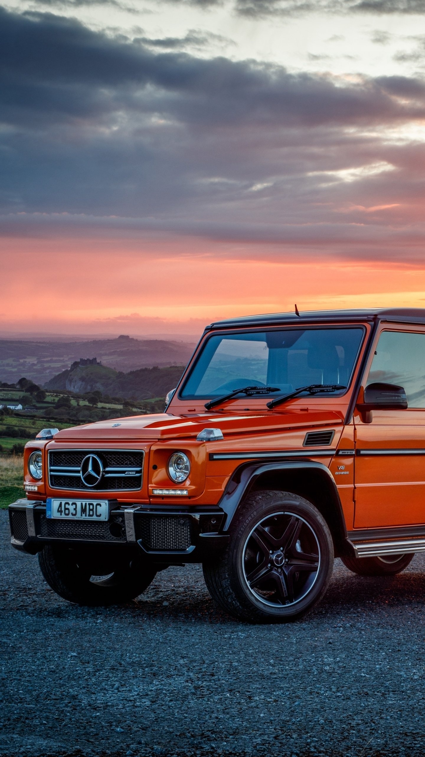 Mercedes-Benz G-Class, AMG G 63 model, Powerful performance, 1440x2560 HD Phone