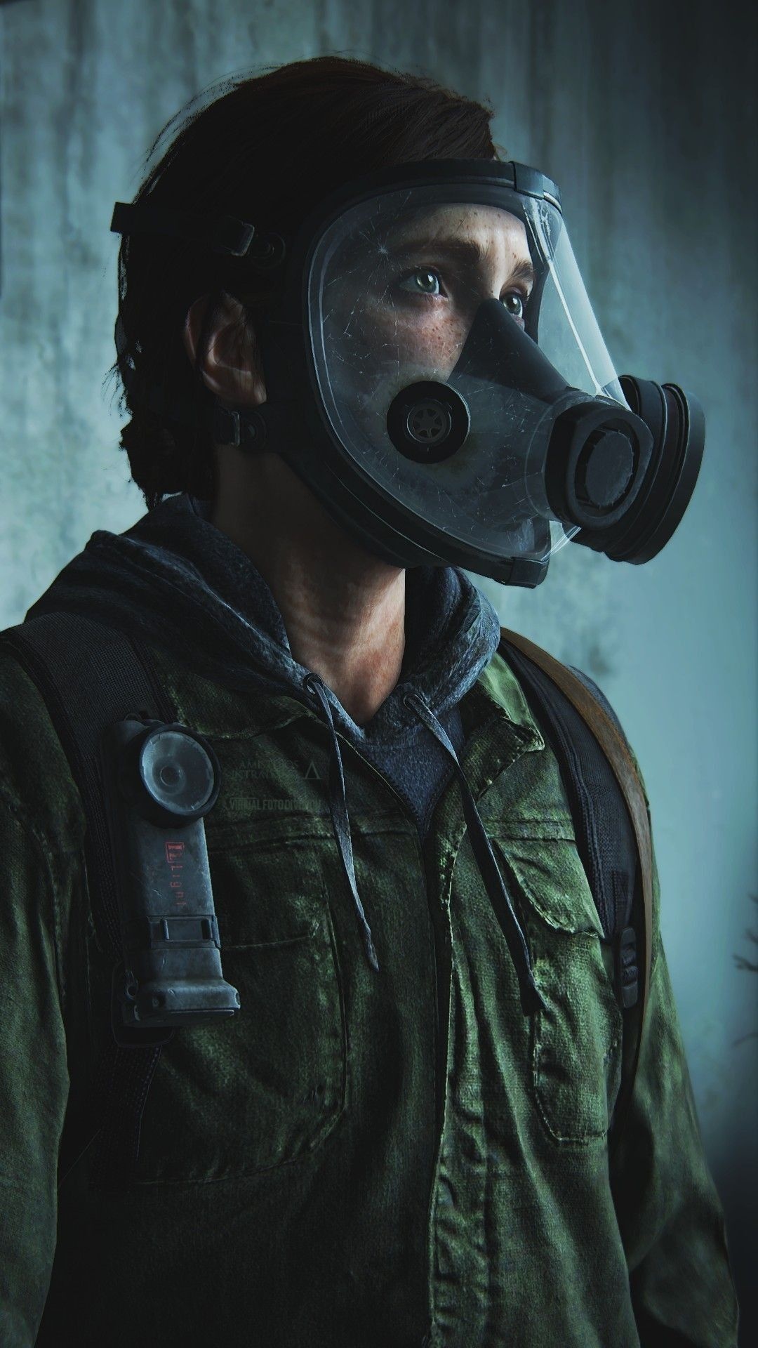 Ellie Williams, The Last of Us Part II, gas mask respirator, Full HD Phone wallpaper