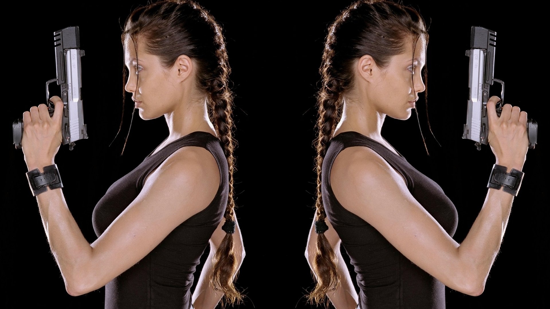 Angelina Jolie, Lara Croft, Action-packed movies, Adventurous heroine, 1920x1080 Full HD Desktop