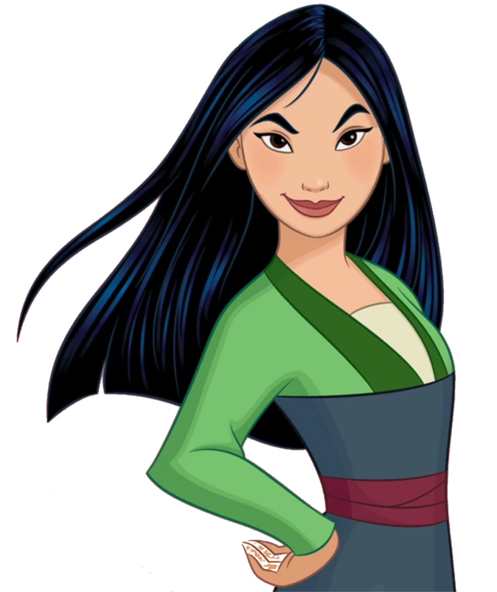 Fa Mulan, Disney princess sticker, JayThomo artwork, Fan creation, 1720x2050 HD Phone