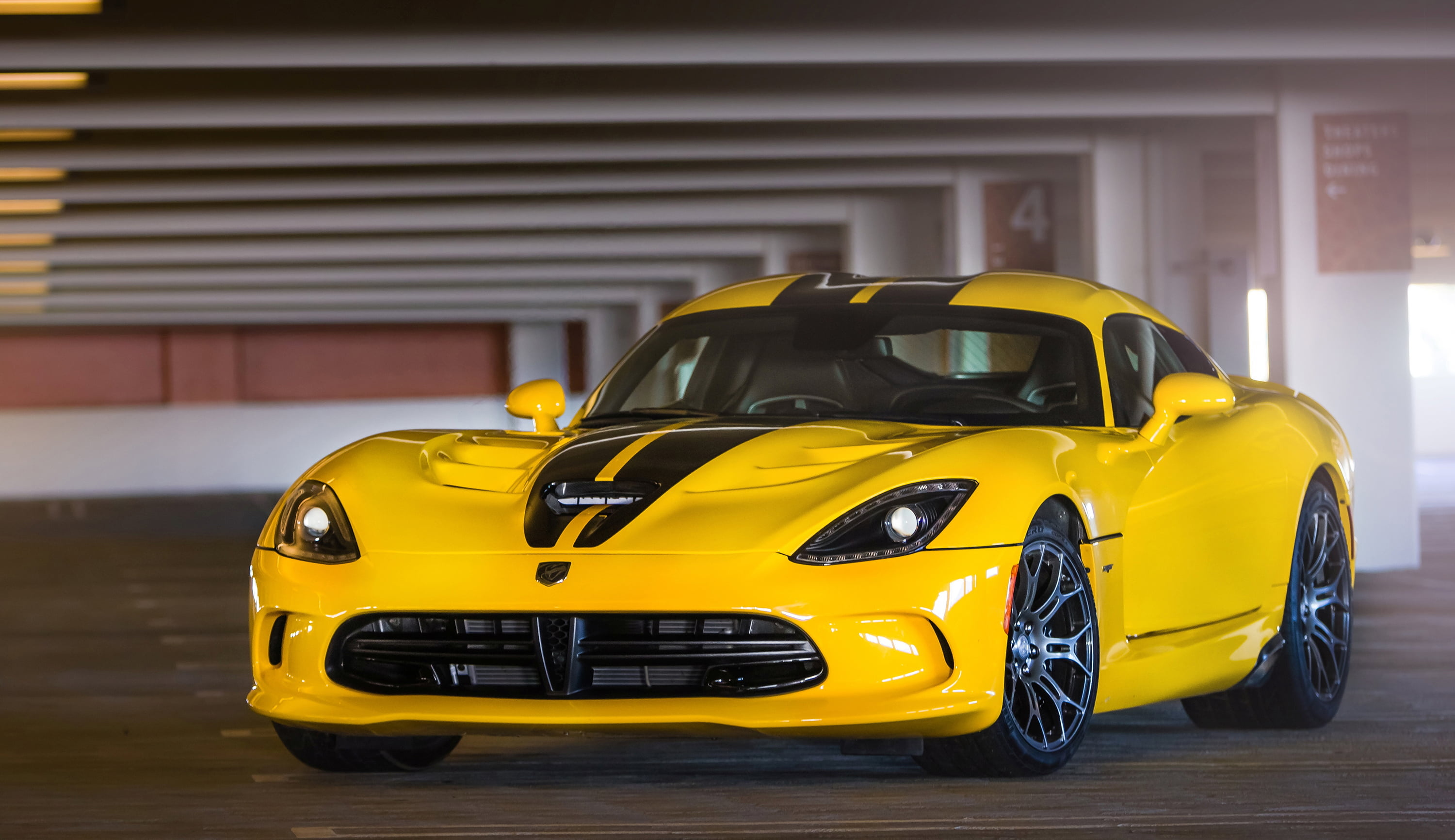 Dodge Viper, White coupe car, SRT10 ACR X, 3000x1740 HD Desktop