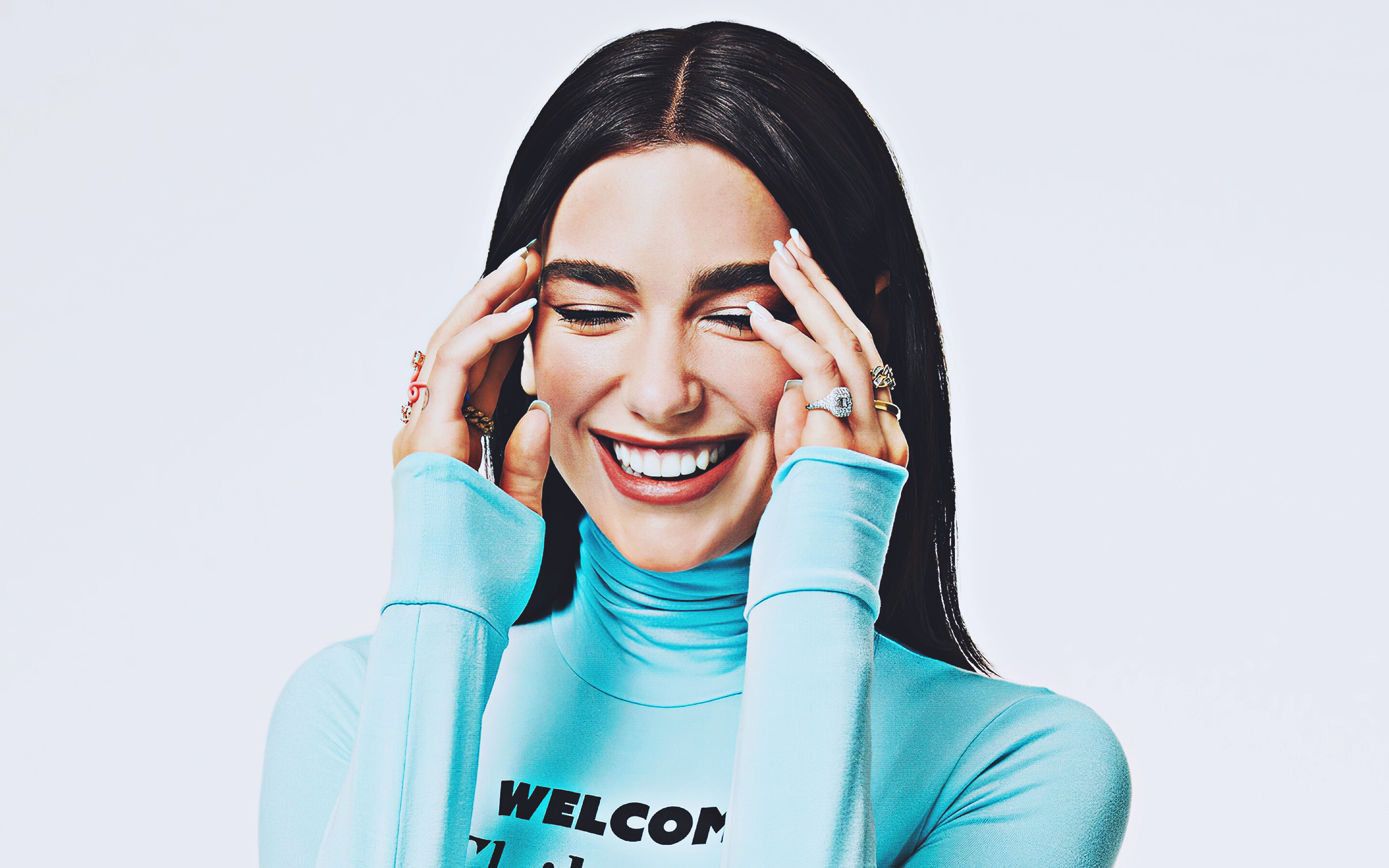 Dua Lipa, British singer, Supercar photoshoot, Music star, 2880x1800 HD Desktop