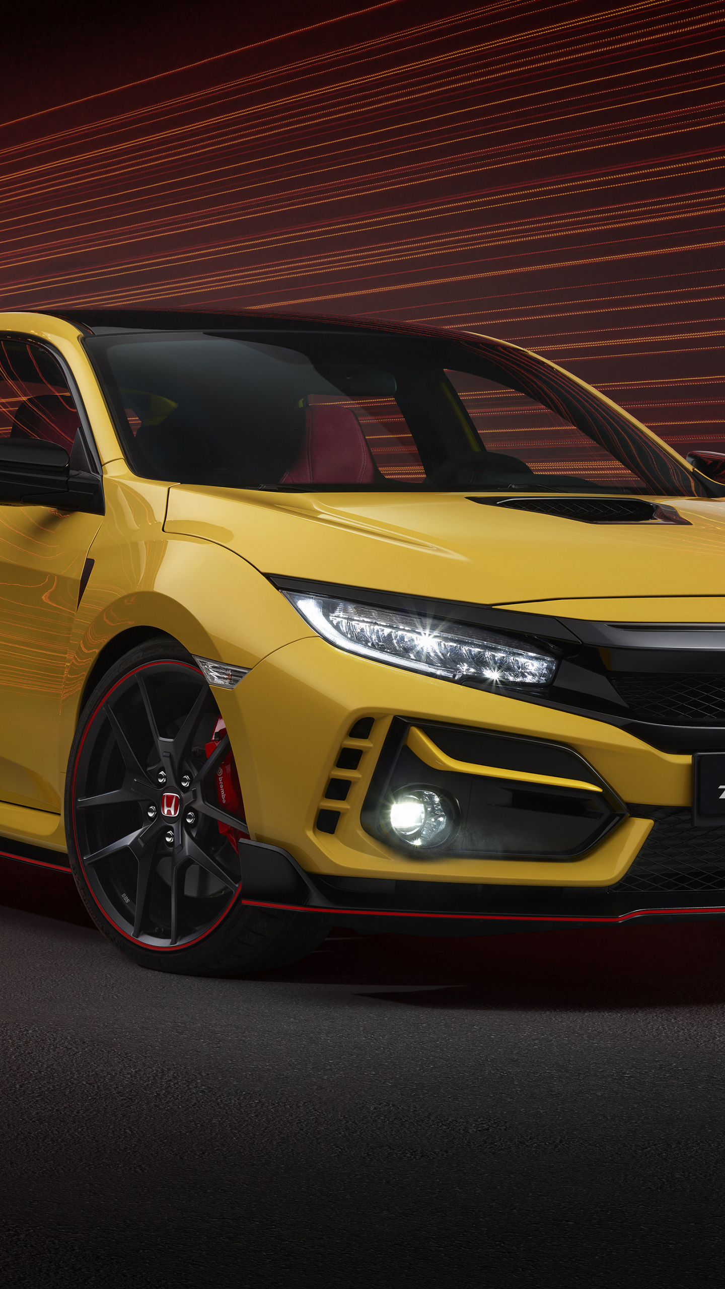 Honda Civic Type R, Limited edition, 2020 5k, HD car, 1440x2560 HD Phone