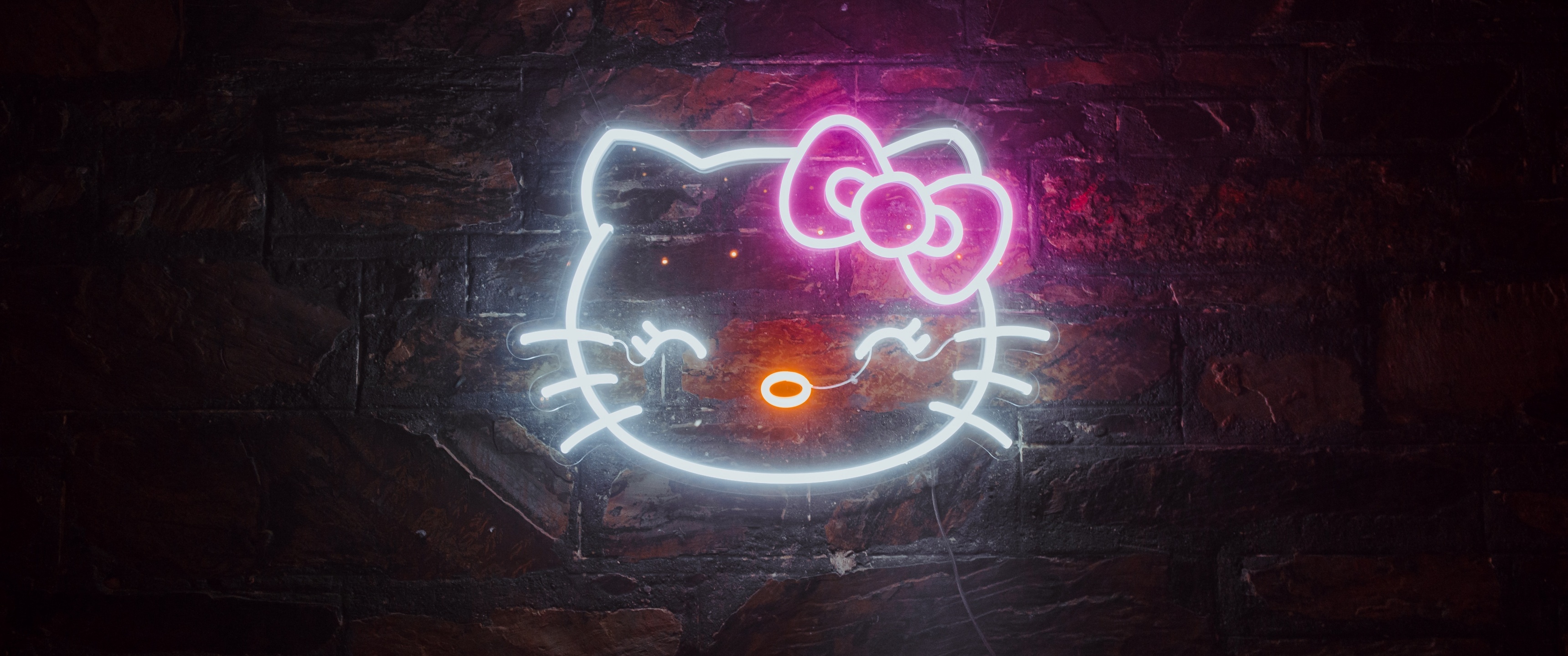 Neon sign, Cute Computer Wallpaper, 3440x1440 Dual Screen Desktop