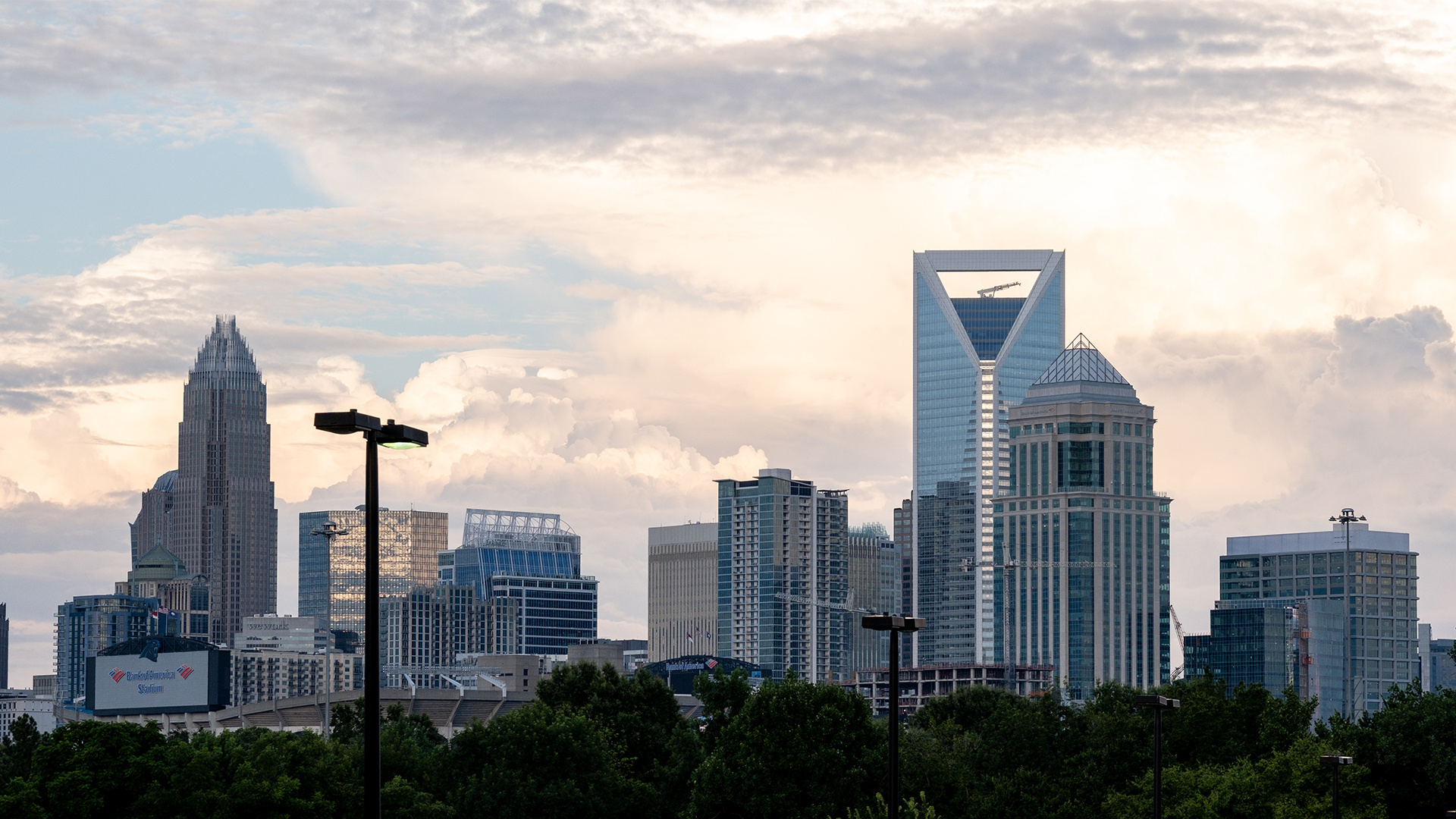 Know your Charlotte neighborhoods, Uptown Charlotte, 1920x1080 Full HD Desktop
