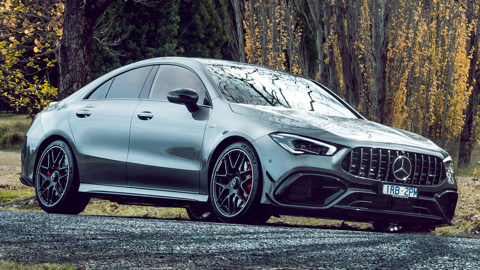 Mercedes-Benz AMG CLA 45, Aerodynamic beauty, High-performance machine, Exquisite details, 1920x1080 Full HD Desktop