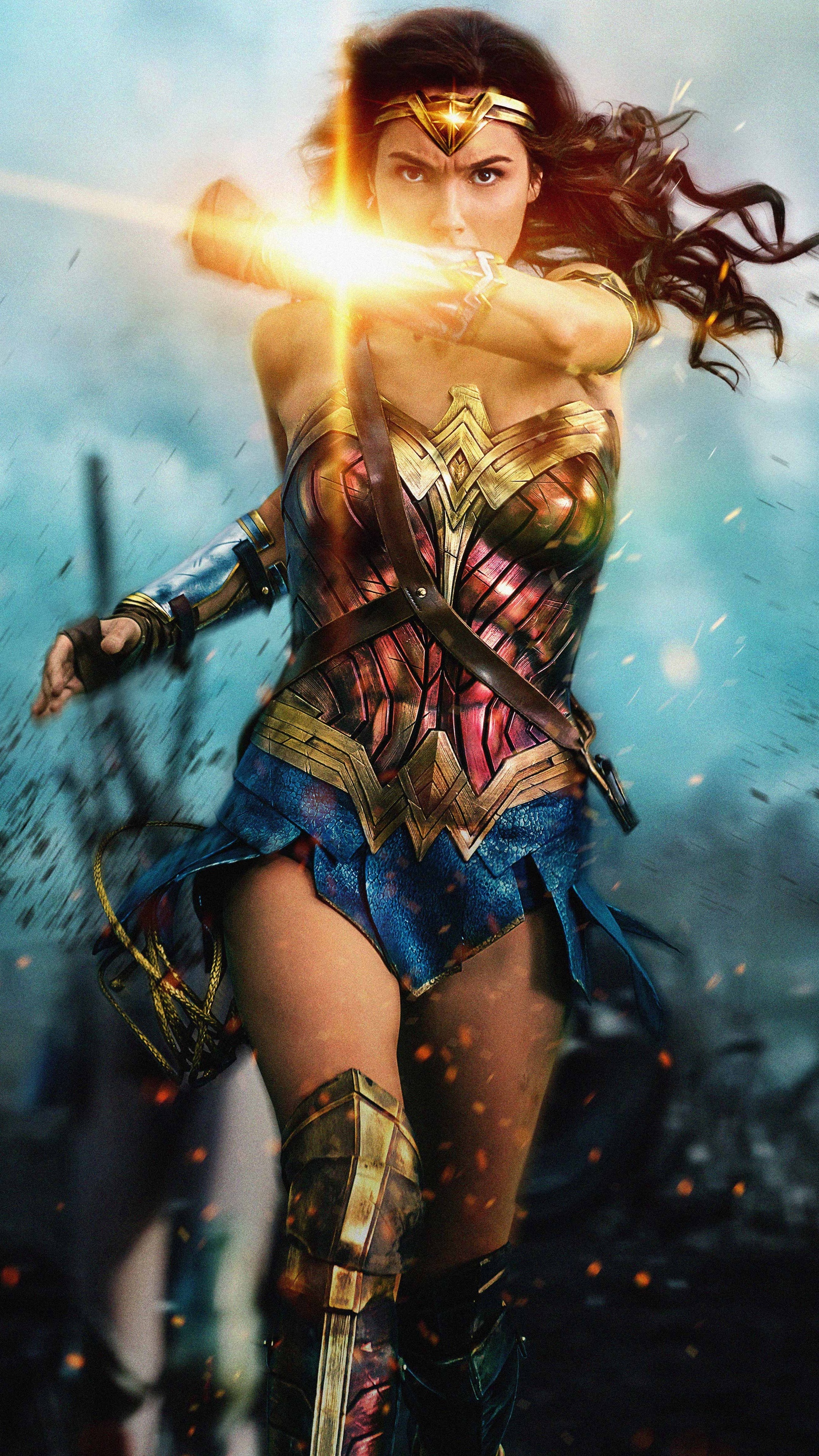 Wonder Woman 8K, 2017, Sony Xperia X, HD 4K wallpapers, 2160x3840 4K Phone