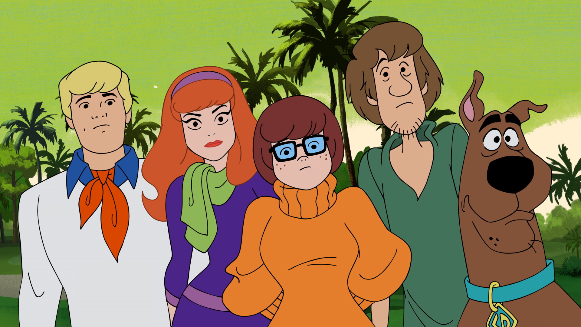 Scooby-Doo, Shaggy Rogers, Velma Dinkley, Daphne Blake, Fred Jones, Full HD Desktop wallpaper