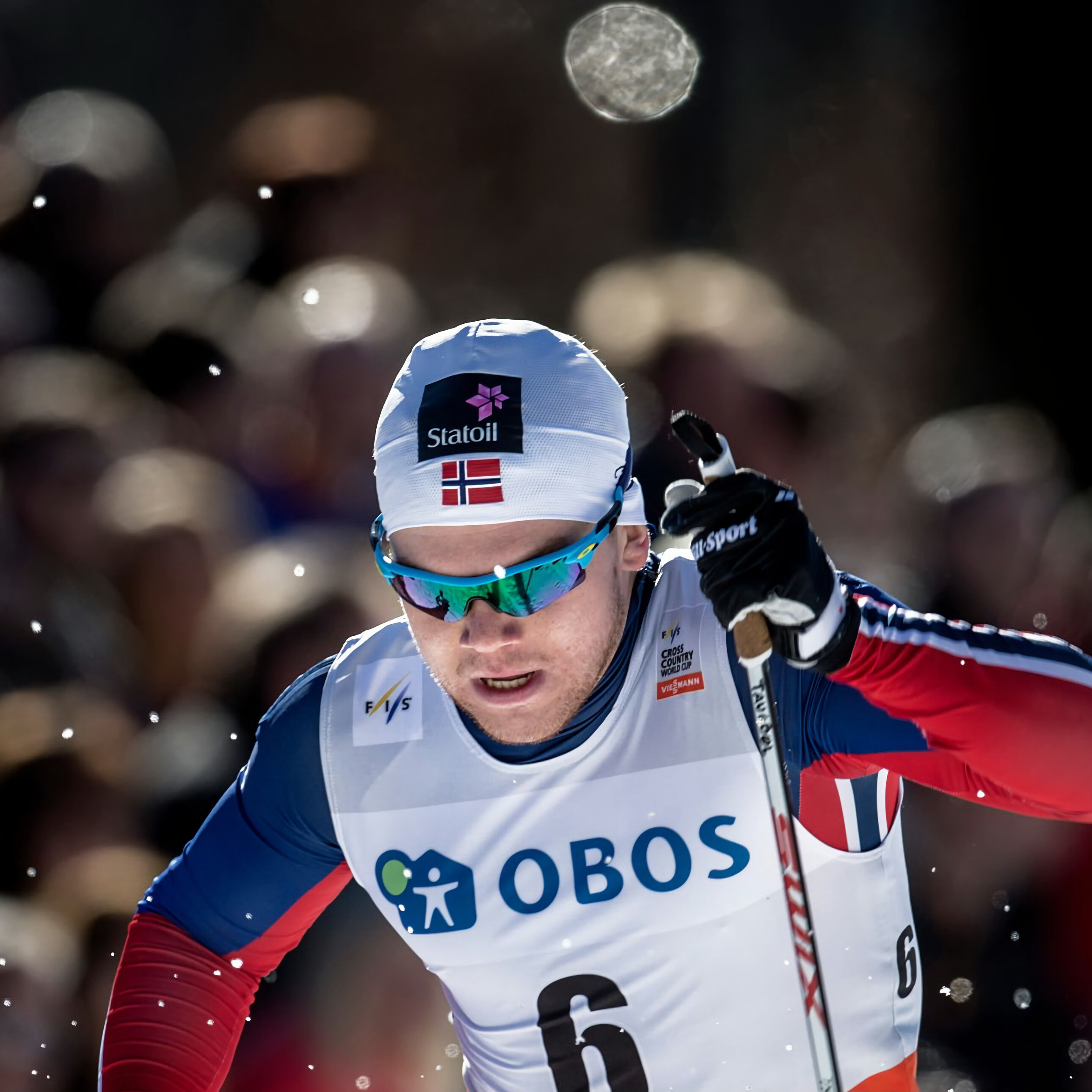 Haavard Solaas Taugboel, Ski jumping icon, Victory in the sky, Unwavering determination, 2580x2580 HD Phone