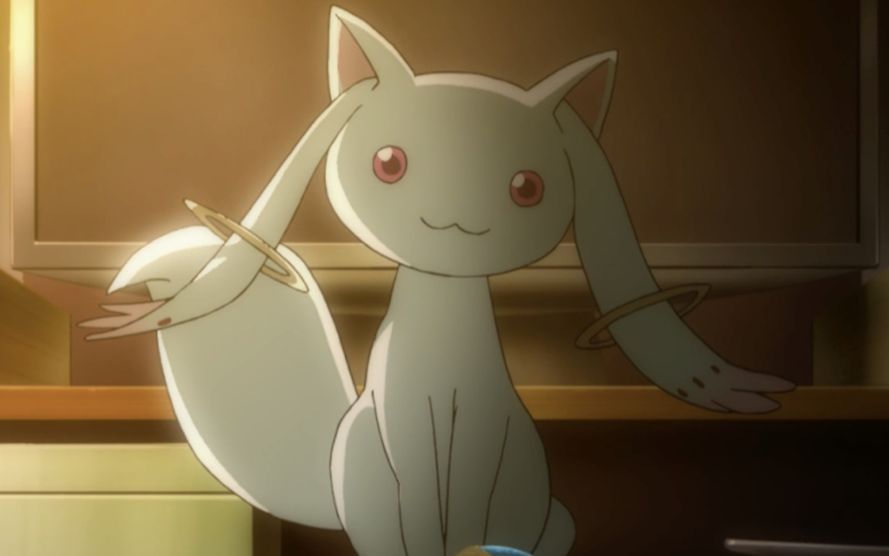 Kyubey, Mahou Shoujo Madoka Magica, Episode 7 discussion, 2880x1800 HD Desktop