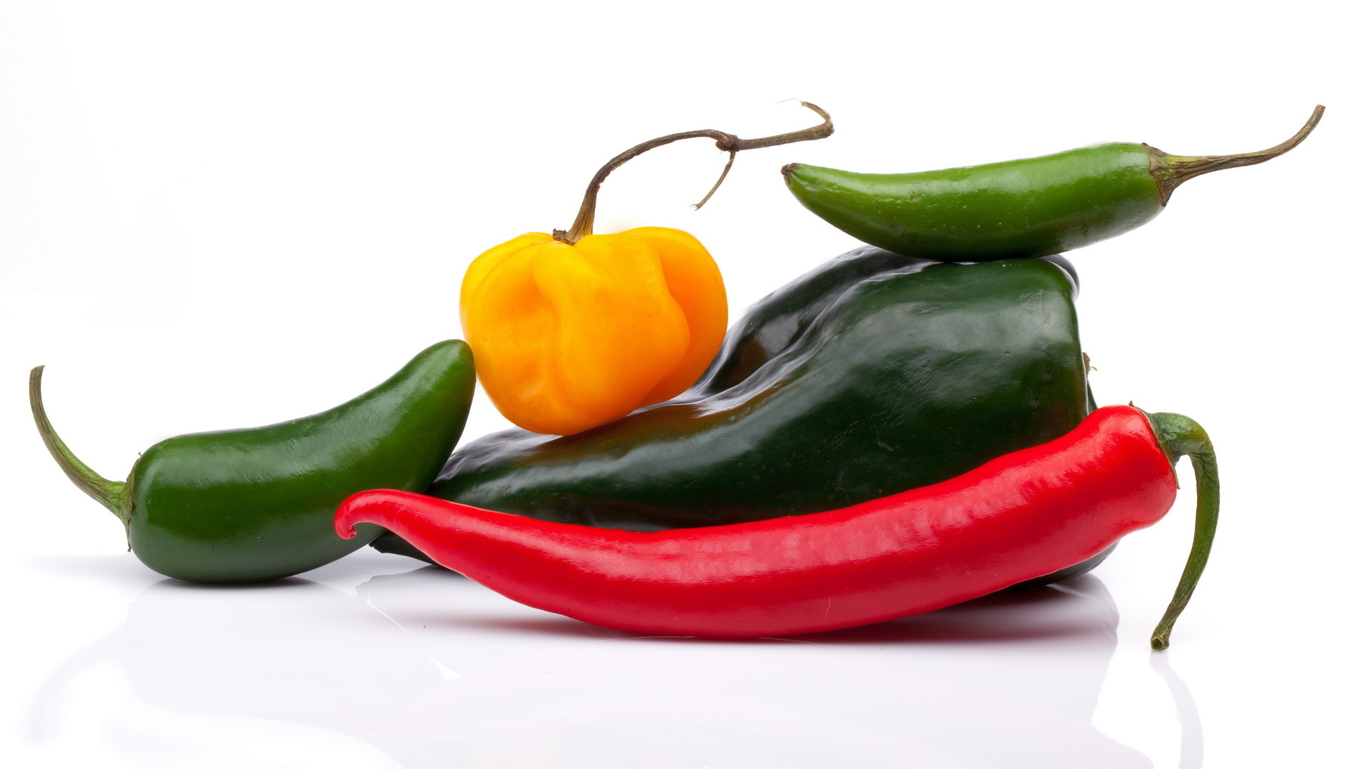 Red pepper, Spicy ingredient, High definition, Fiery background, 1920x1080 Full HD Desktop