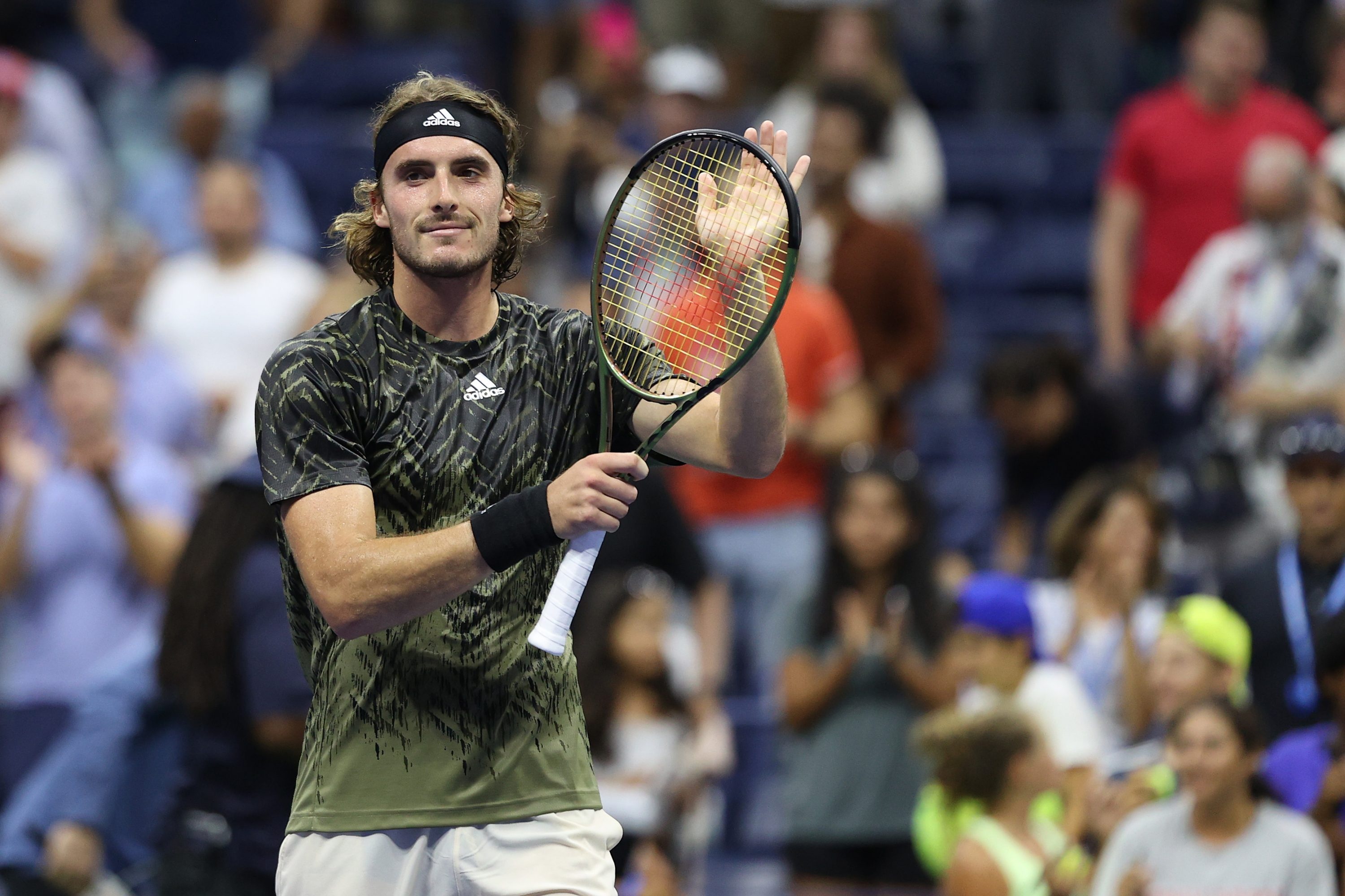 Stefanos Tsitsipas, Long breaks, US Open, 3000x2000 HD Desktop