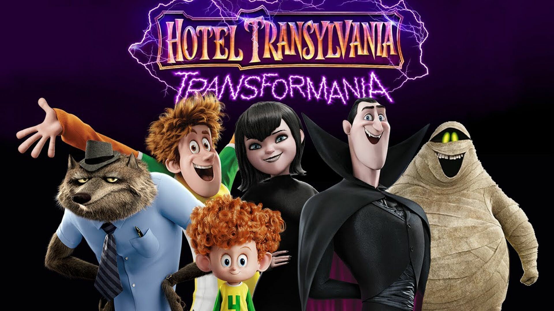 Hotel Transylvania 4 Transformania, Bergeronprofanglais, Genially artwork, Monster comedy, 1920x1080 Full HD Desktop