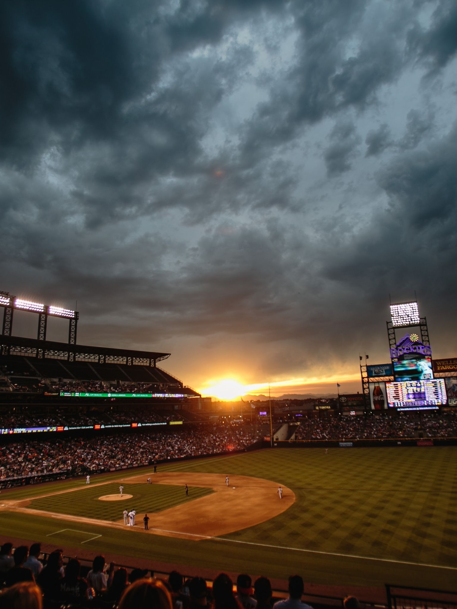 Coors Field, Major League Baseball Wallpaper, 1540x2050 HD Phone