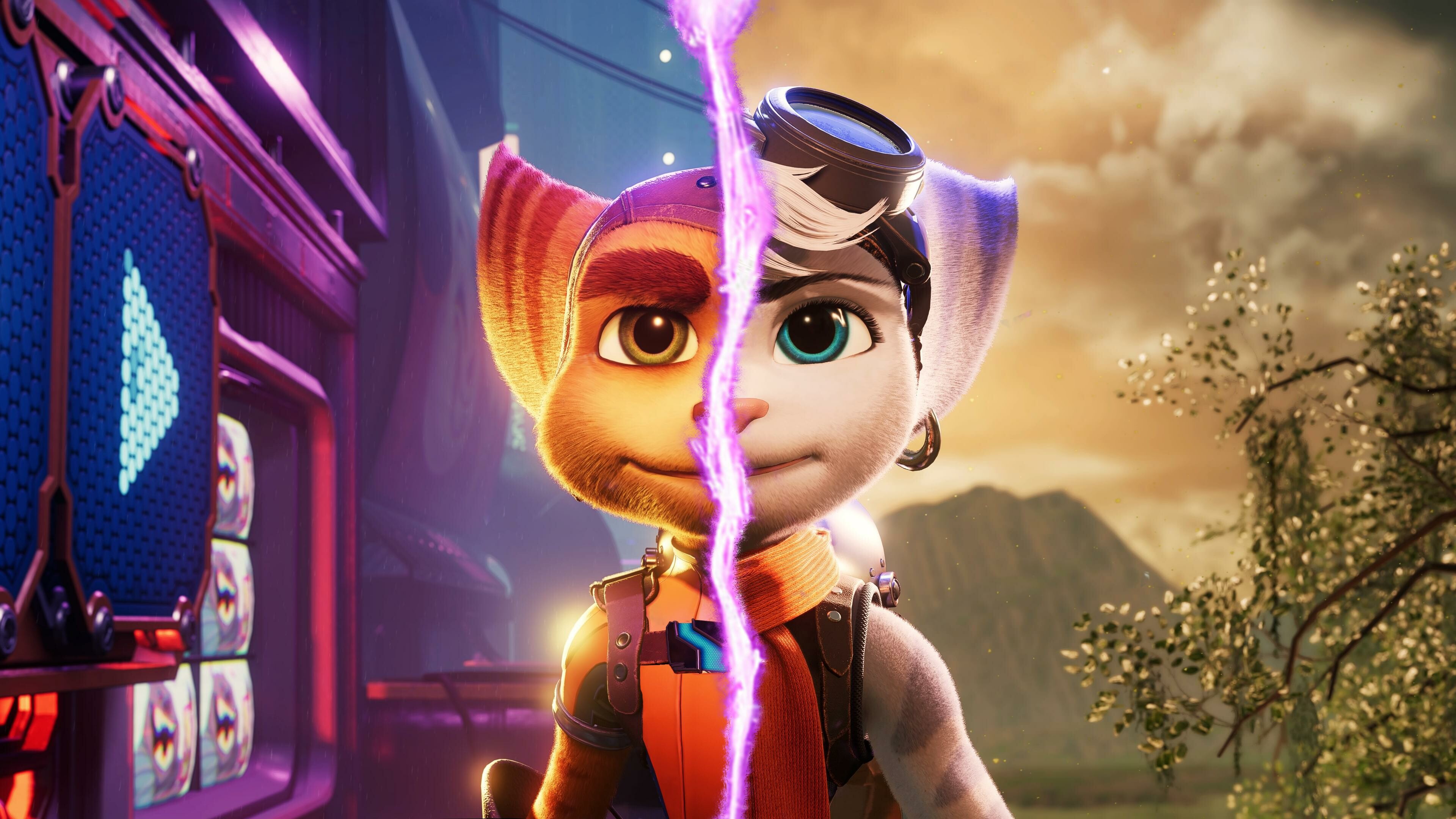 Ratchet and Rivet, Ratchet and Clank: Rift Apart Wallpaper, 3840x2160 4K Desktop