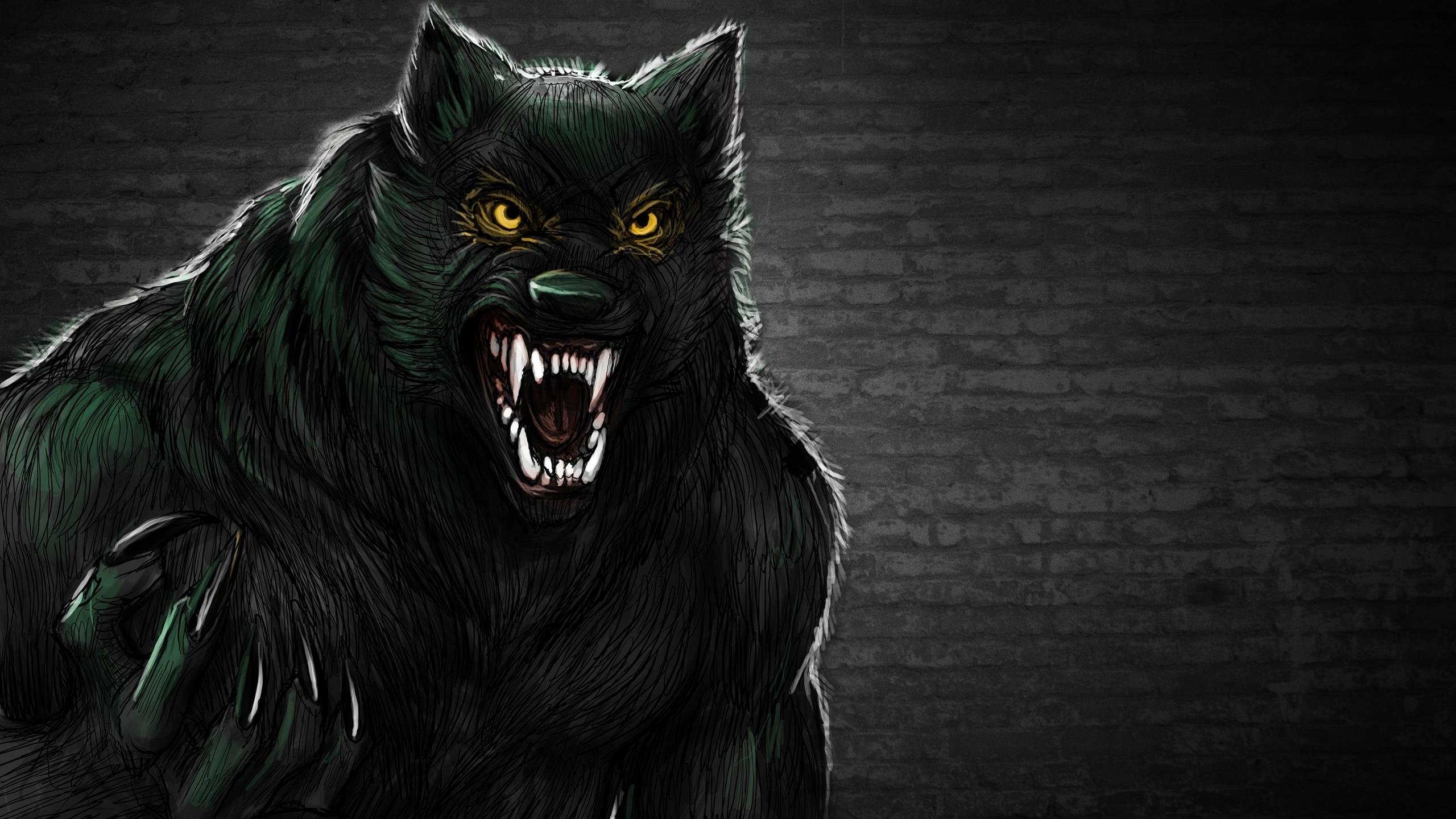 Werewolf wallpapers, Desktop backgrounds, Captivating visuals, Dark essence, 2560x1440 HD Desktop