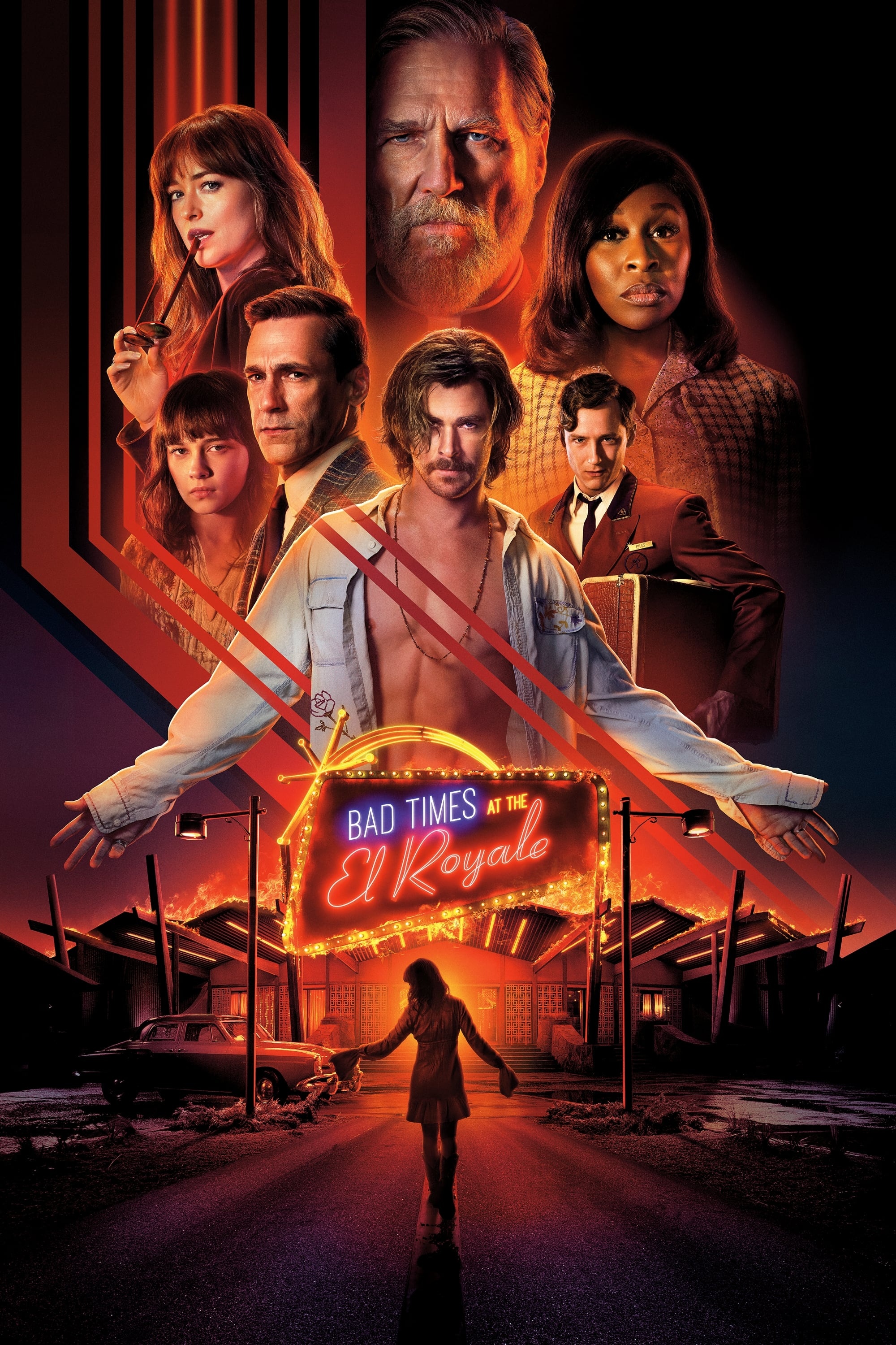 Bad Times at the El Royale, Stunning posters, The Movie Database, TMDB, 2000x3000 HD Phone