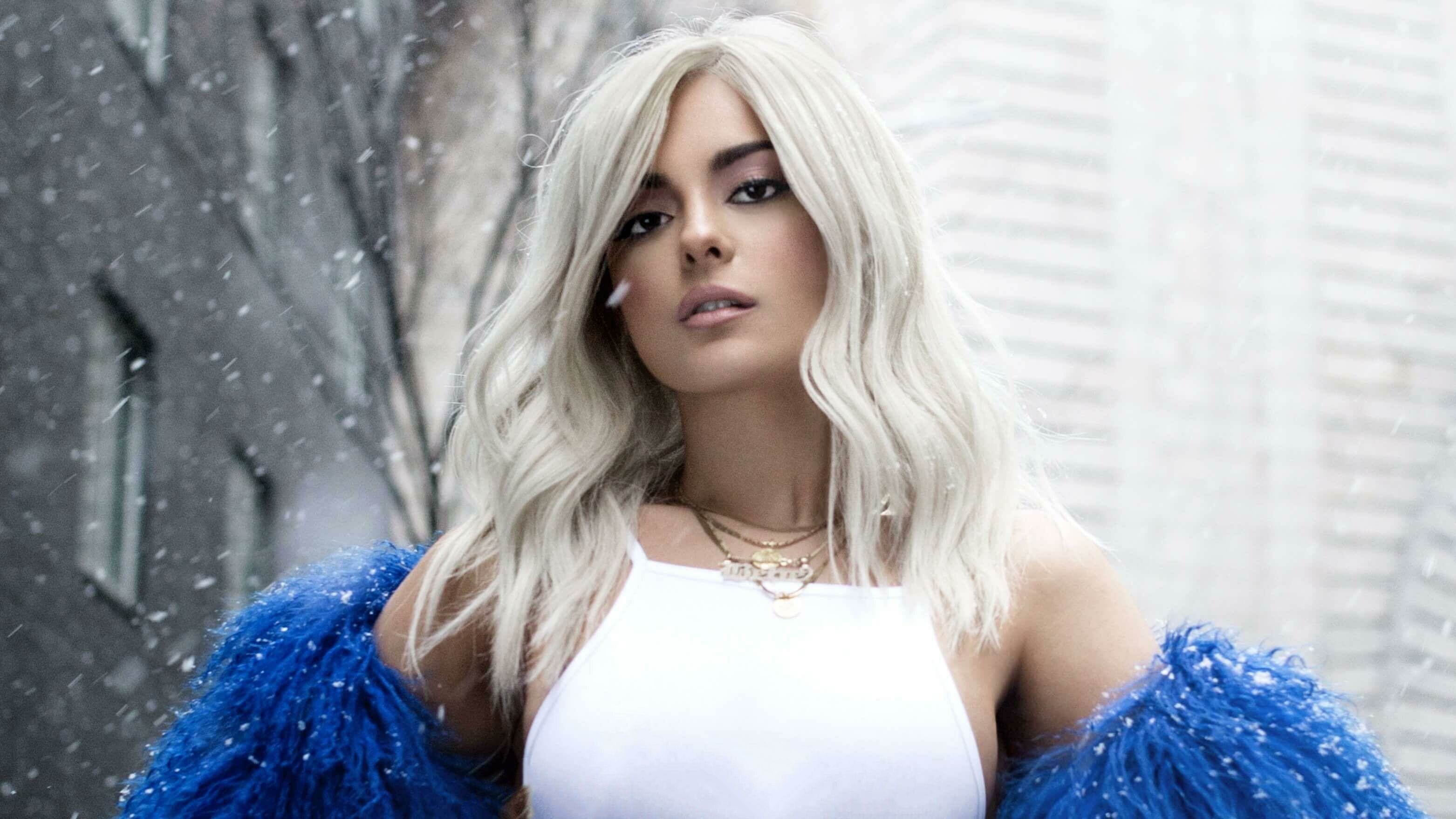 Bebe Rexha, Top backgrounds, Music star, Wallpaper, 3130x1760 HD Desktop