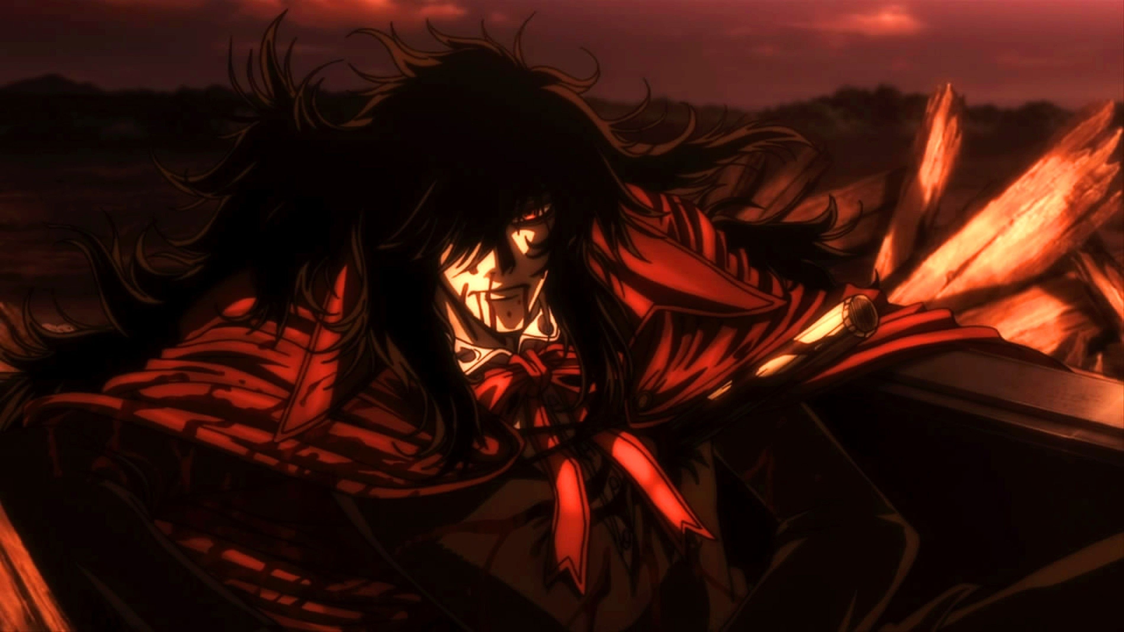 Alucard Hellsing, Top backgrounds, Imposing presence, Unsettling aura, 3810x2140 HD Desktop