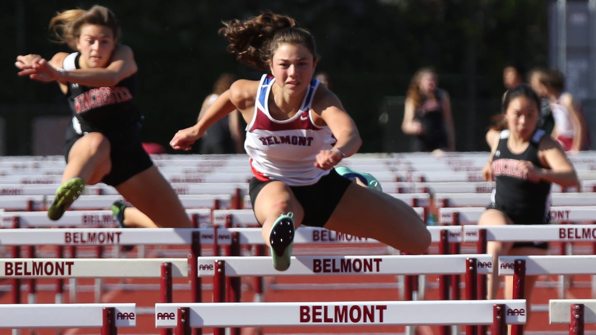 Anoush Krafian, Track laurels, Hurdling achievement, Youth athlete, 2050x1160 HD Desktop