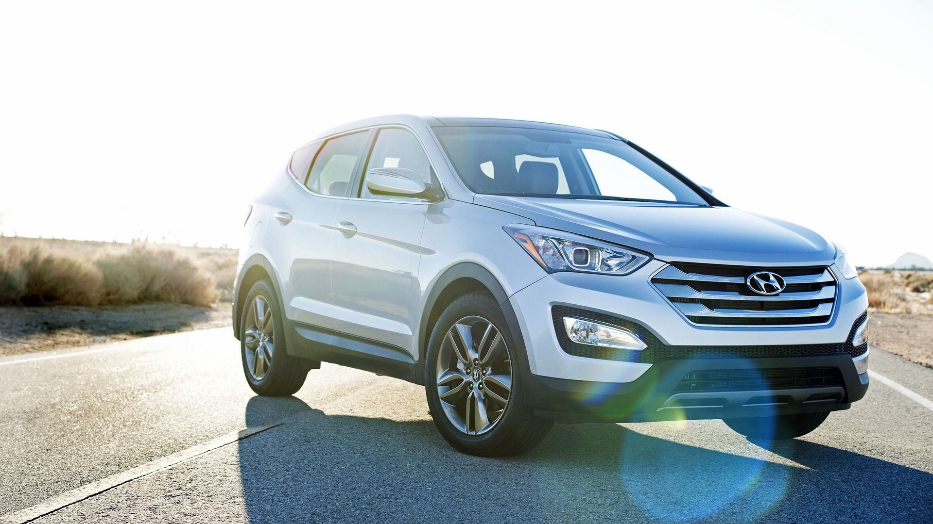 Hyundai Santa Fe, Stylish SUV, Advanced technology, Premium comfort, 1920x1080 Full HD Desktop