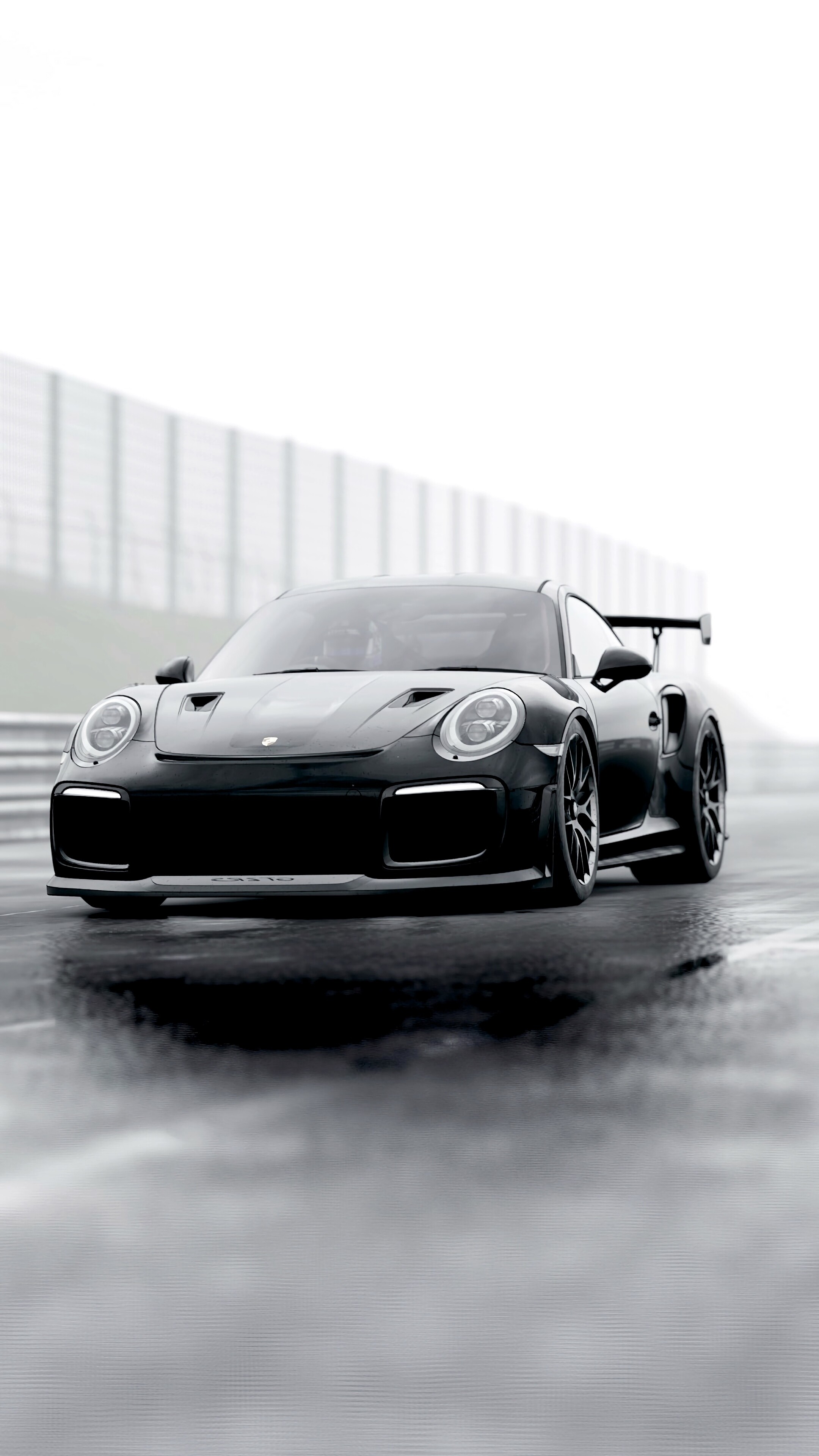 Supercars front view, Porsche GT2 RS, Exotic beauty, High-performance machine, 2160x3840 4K Phone