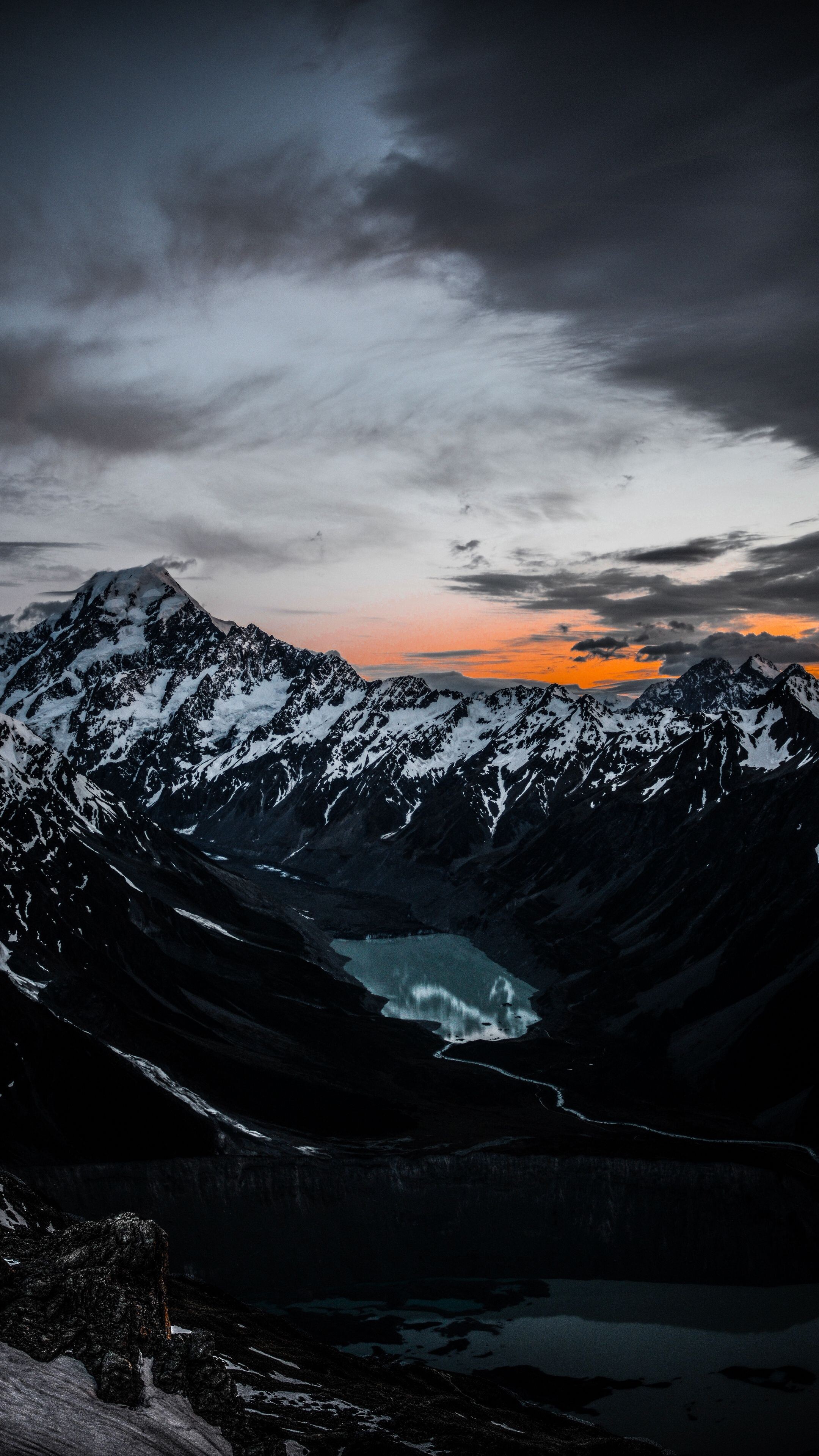Mount Cook National Park, Geology Wallpaper, 2160x3840 4K Phone