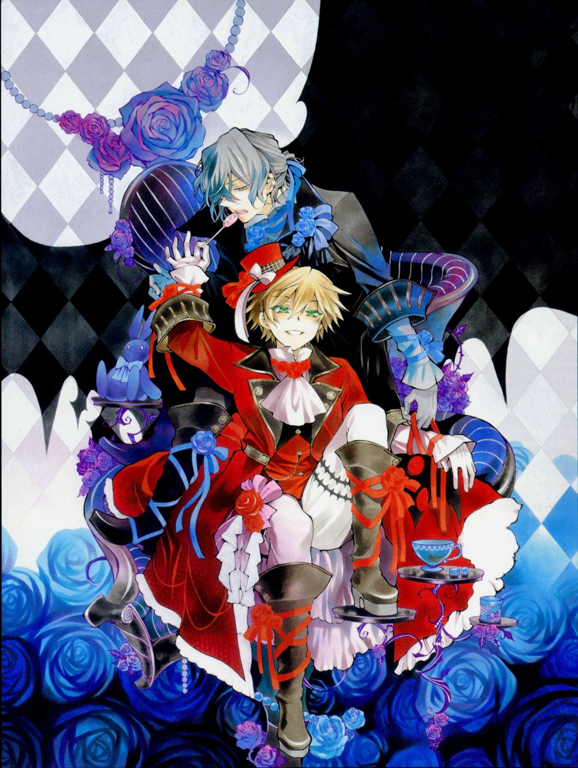 PandoraHearts, Frontier Pandora Hearts, Emotion publication, Dark fantasy, 1930x2560 HD Phone