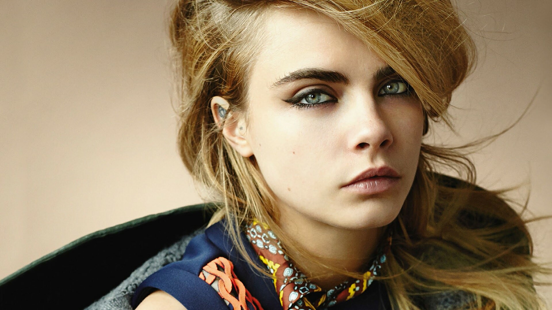 Cara Delevingne, Face makeup, Hd wallpaper, Px, 1920x1080 Full HD Desktop