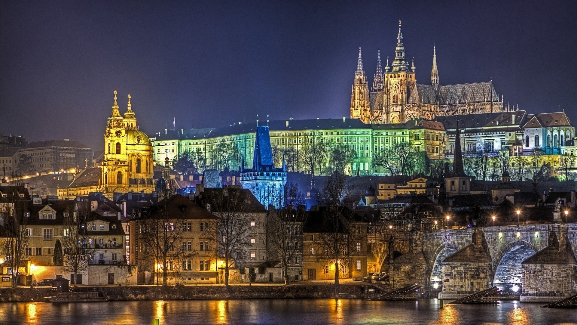 Czechia (Czech Republic), Prague wallpaper, High-definition, Cityscape, 1920x1080 Full HD Desktop