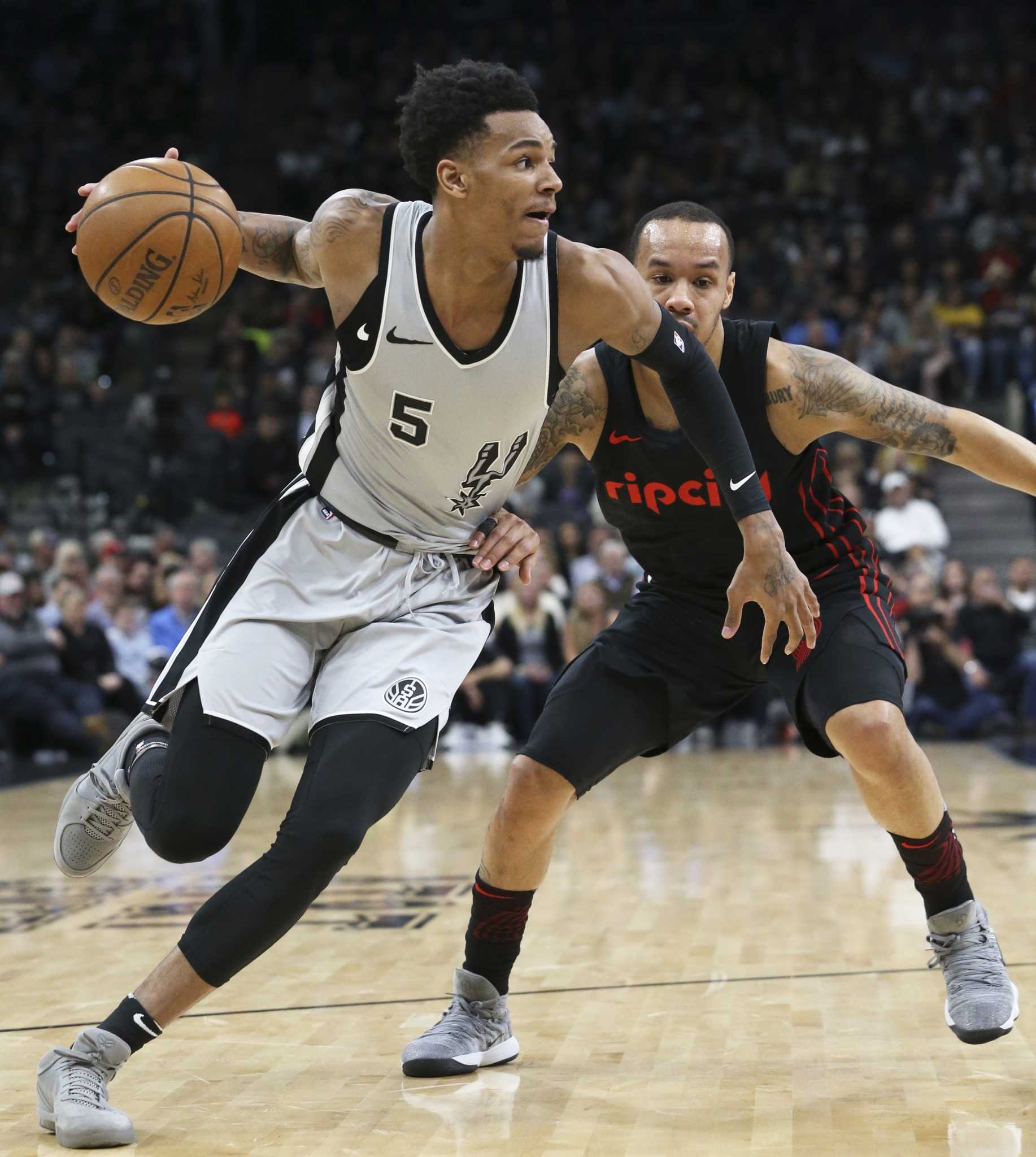 Dejounte Murray, All-defensive second team, NBA, San Antonio Spurs, 1840x2050 HD Phone