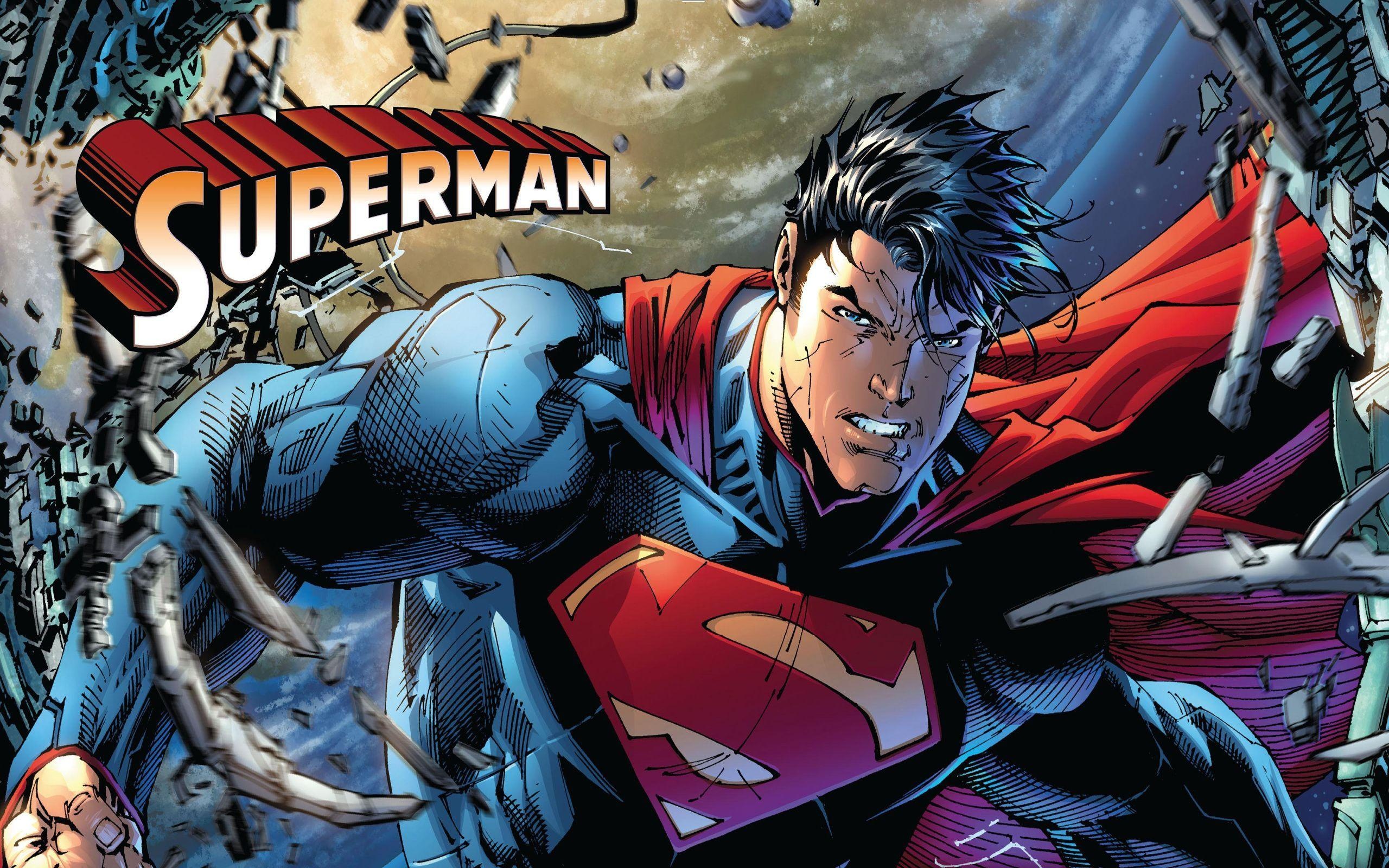 Superman, Superman comic logo, Superman S-Shield emblem, HD Desktop wallpaper