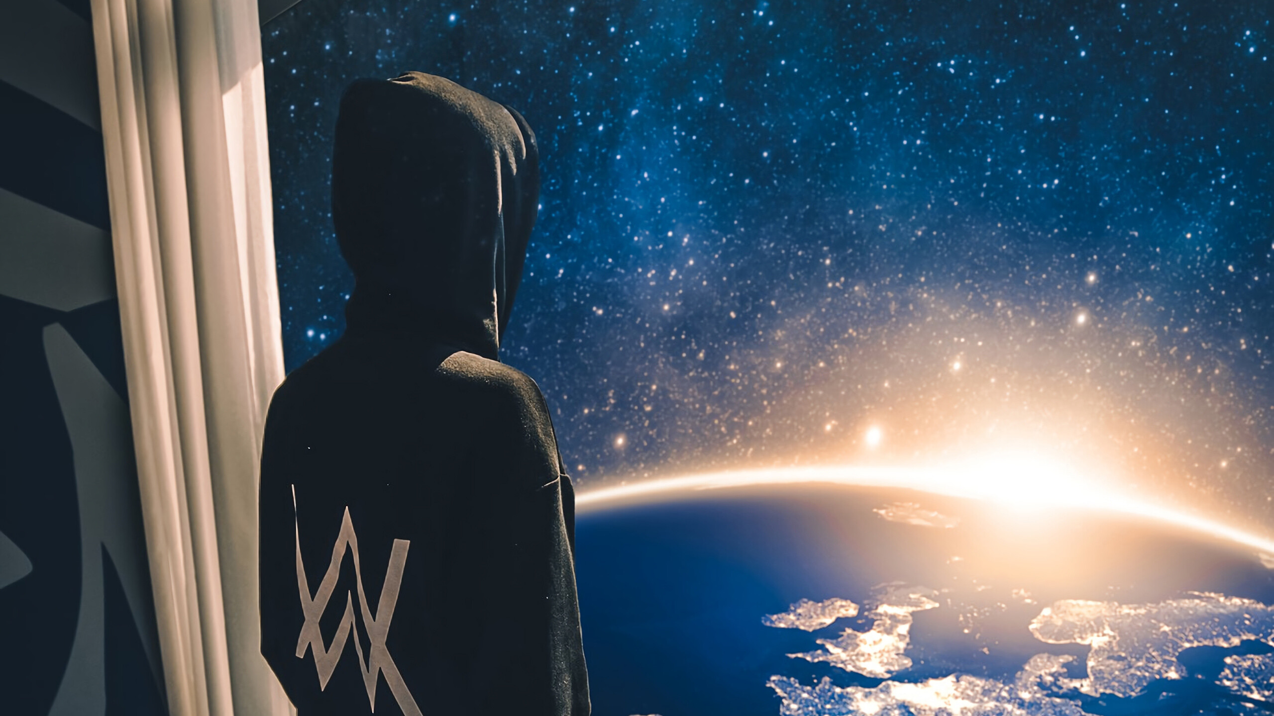 Alan Walker, View of the universe, Wallpaper 2K, Mesmerizing, 2560x1440 HD Desktop