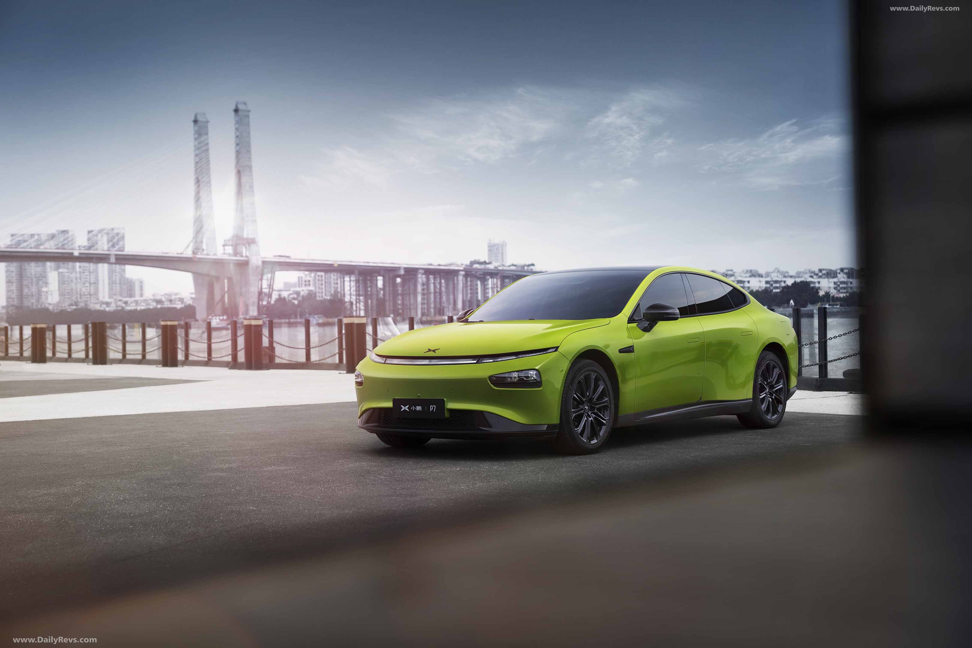 XPeng P7 Sedan, 2021 model, Dailyrevs, Luxury electric car, 3240x2160 HD Desktop