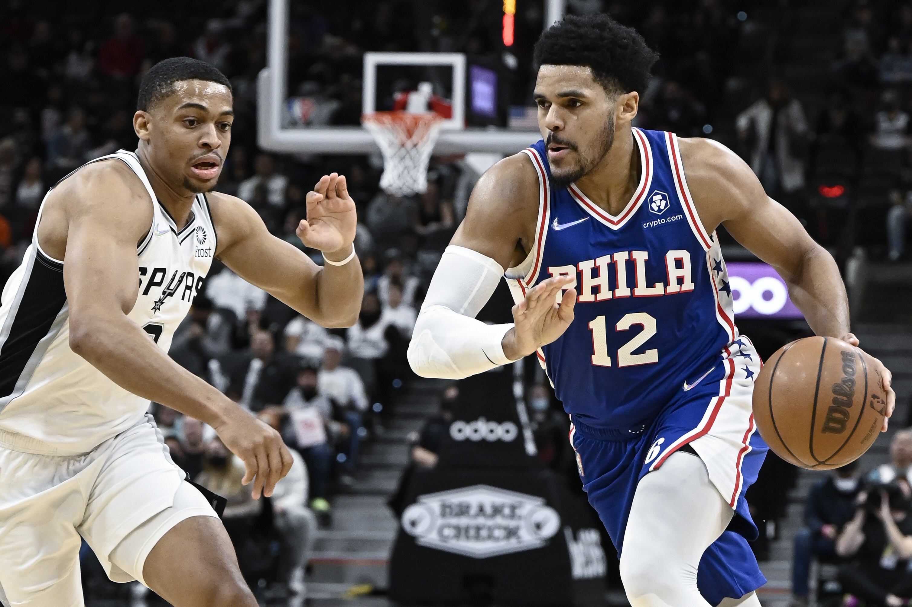 Keldon Johnson, Shorthanded, Joel Embiid, Sixers, 3020x2020 HD Desktop