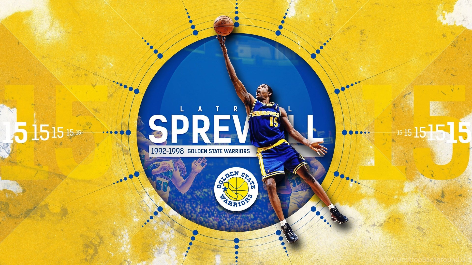 Latrell Sprewell, Golden State Warriors Wallpaper, 1920x1080 Full HD Desktop