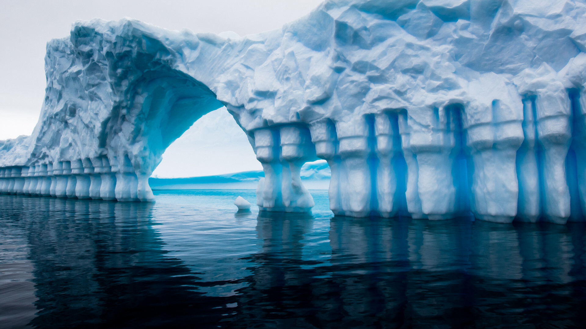 Glacier blue icebergs, Nature wallpaper, Full HD 1080p, Stunning visuals, 1920x1080 Full HD Desktop